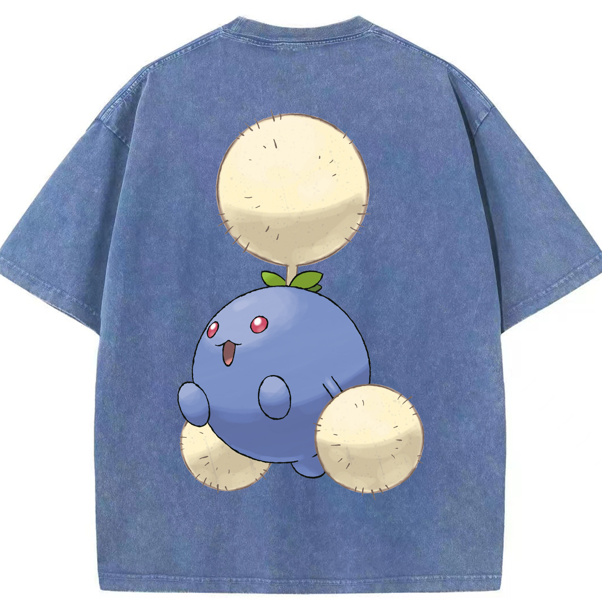 （画像用） ポケットモンスター Pokémon 綿100% ヴィンテージ風 半袖Tシャツ（背面プリント）
