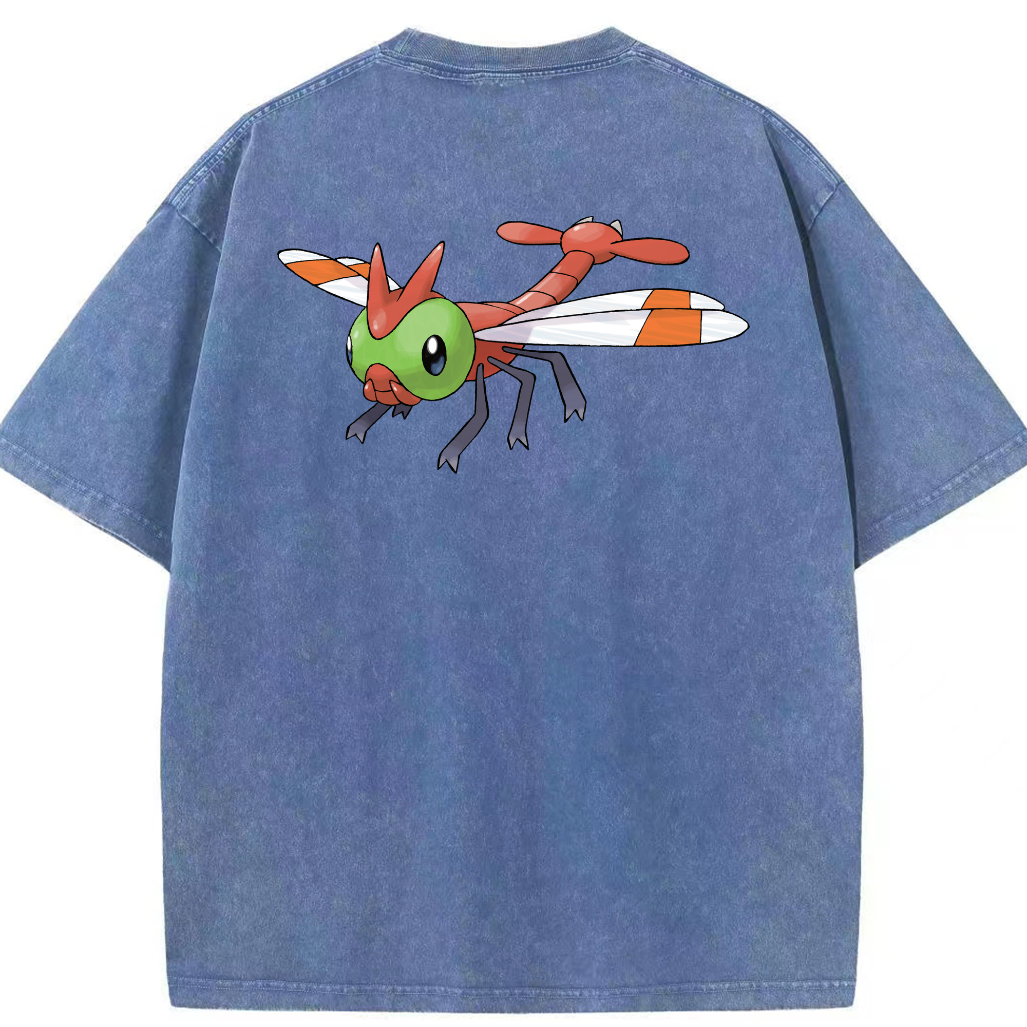 （画像用） ポケットモンスター Pokémon 綿100% ヴィンテージ風 半袖Tシャツ（背面プリント）