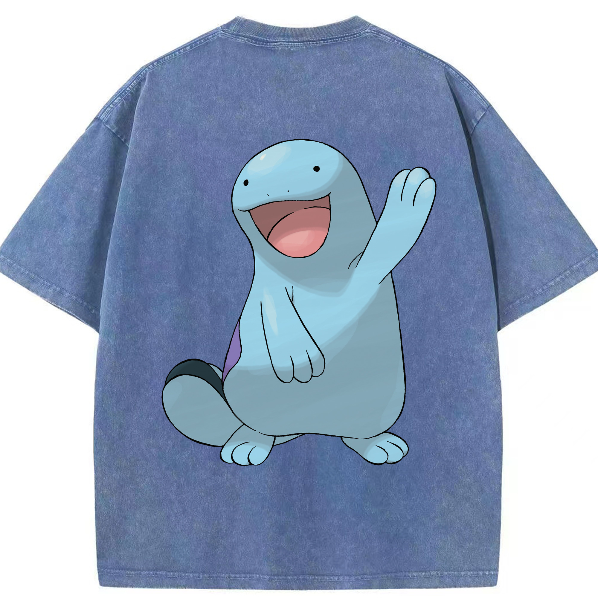 （画像用） ポケットモンスター Pokémon 綿100% ヴィンテージ風 半袖Tシャツ（背面プリント）