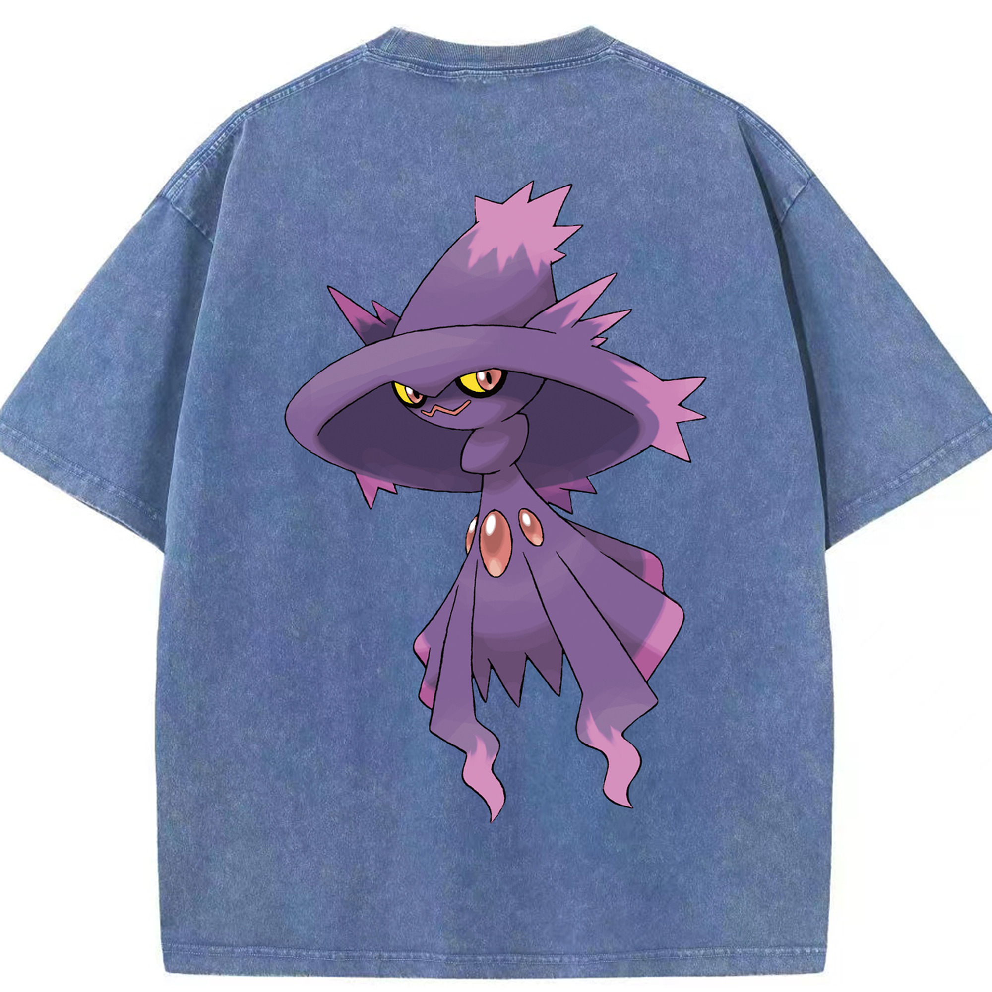 （画像用） ポケットモンスター Pokémon 綿100% ヴィンテージ風 半袖Tシャツ（背面プリント）