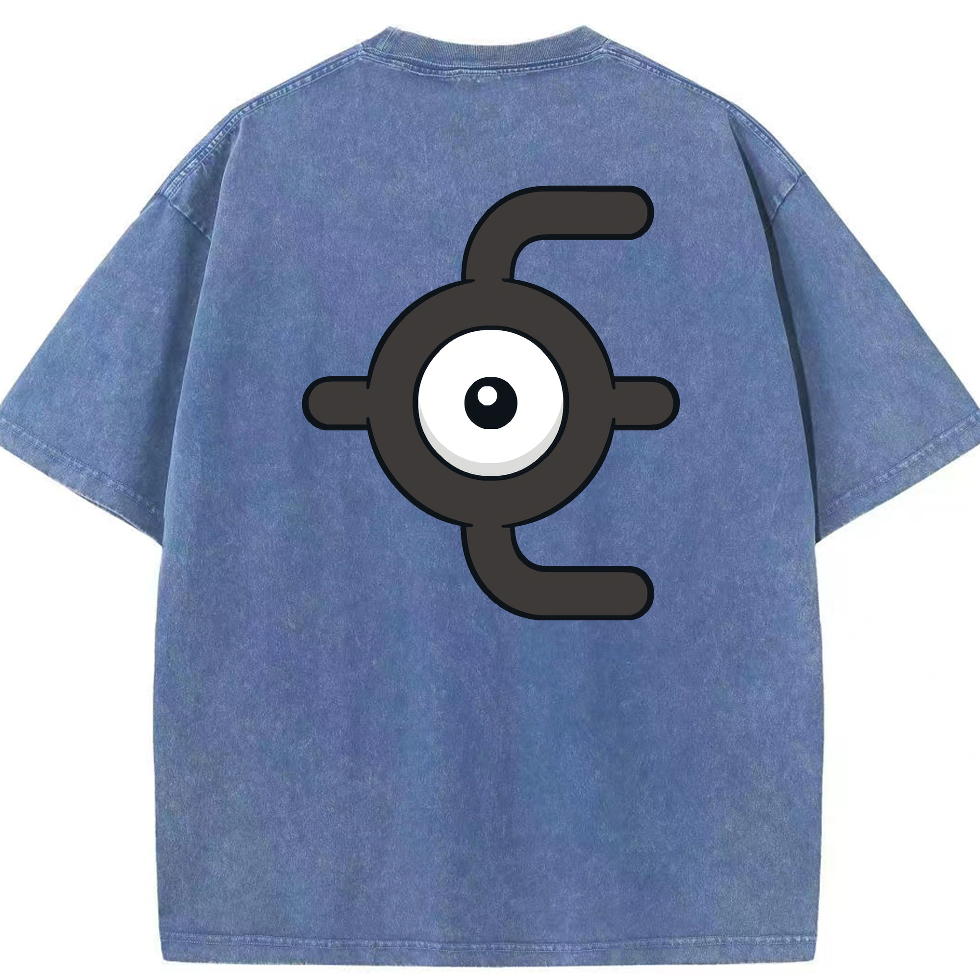 （画像用） ポケットモンスター Pokémon 綿100% ヴィンテージ風 半袖Tシャツ（背面プリント）