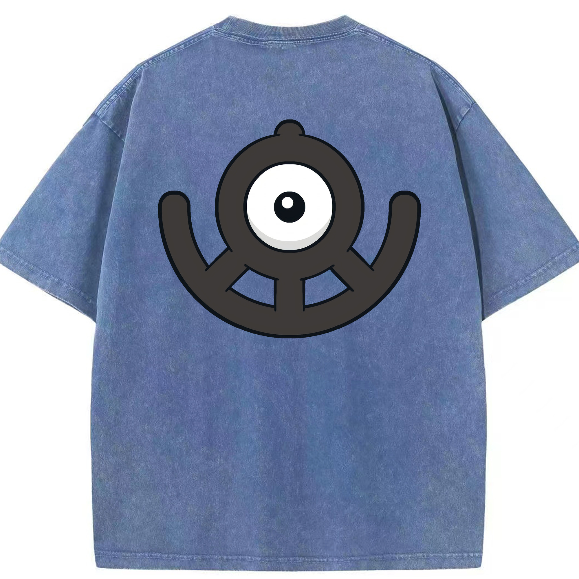（画像用） ポケットモンスター Pokémon 綿100% ヴィンテージ風 半袖Tシャツ（背面プリント）