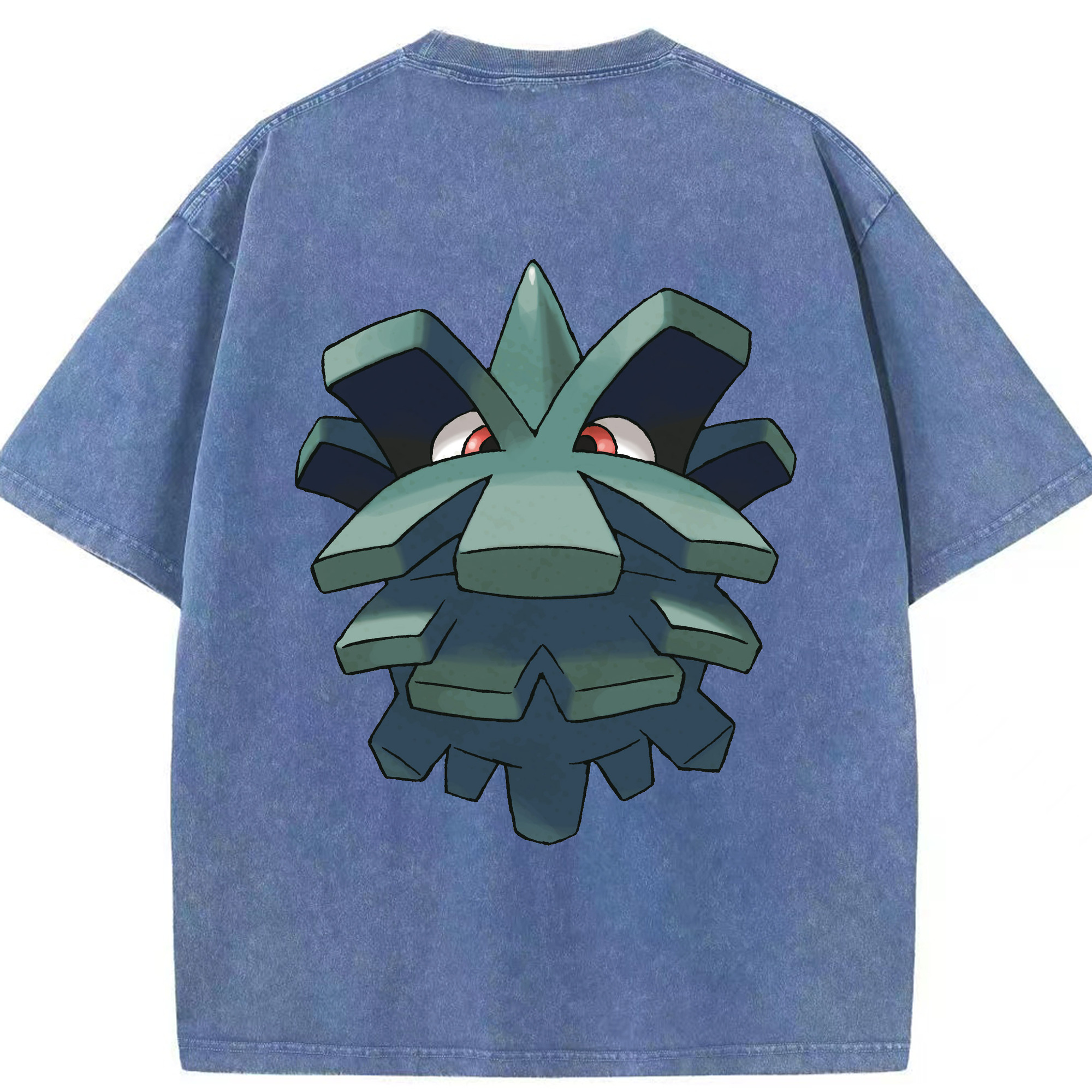 （画像用） ポケットモンスター Pokémon 綿100% ヴィンテージ風 半袖Tシャツ（背面プリント）