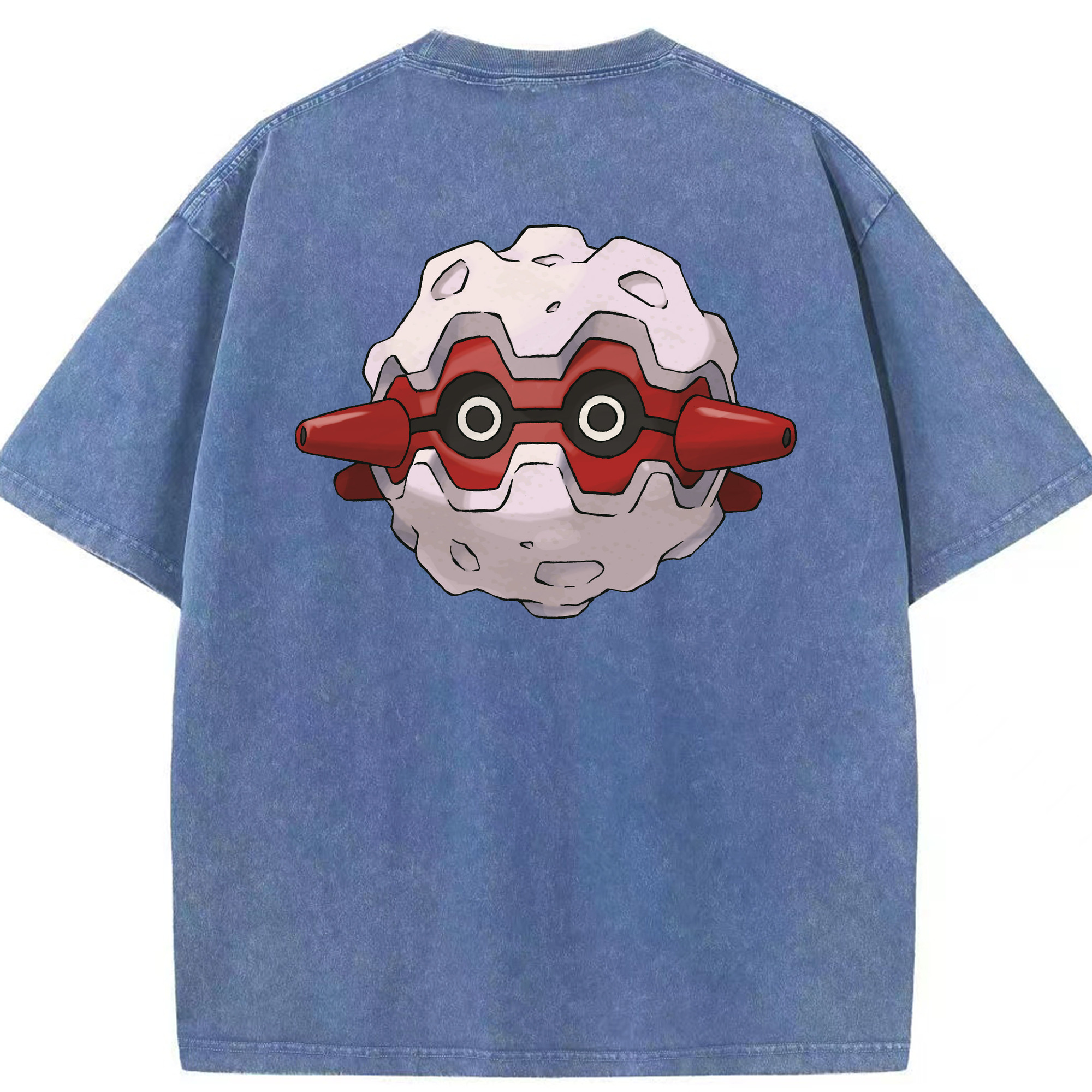 （画像用） ポケットモンスター Pokémon 綿100% ヴィンテージ風 半袖Tシャツ（背面プリント）