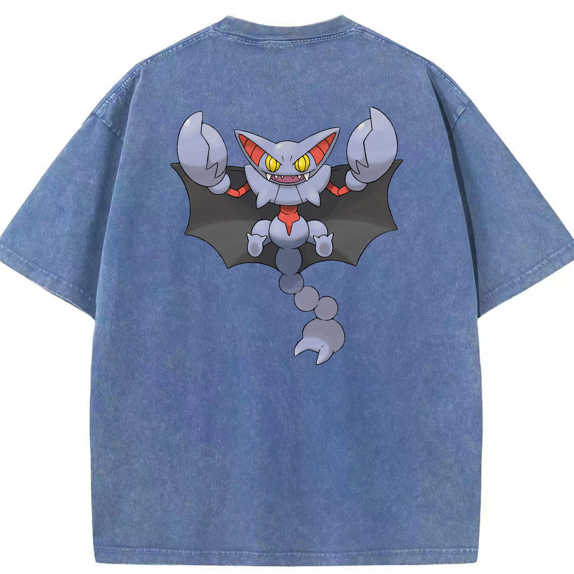 （画像用） ポケットモンスター Pokémon 綿100% ヴィンテージ風 半袖Tシャツ（背面プリント）