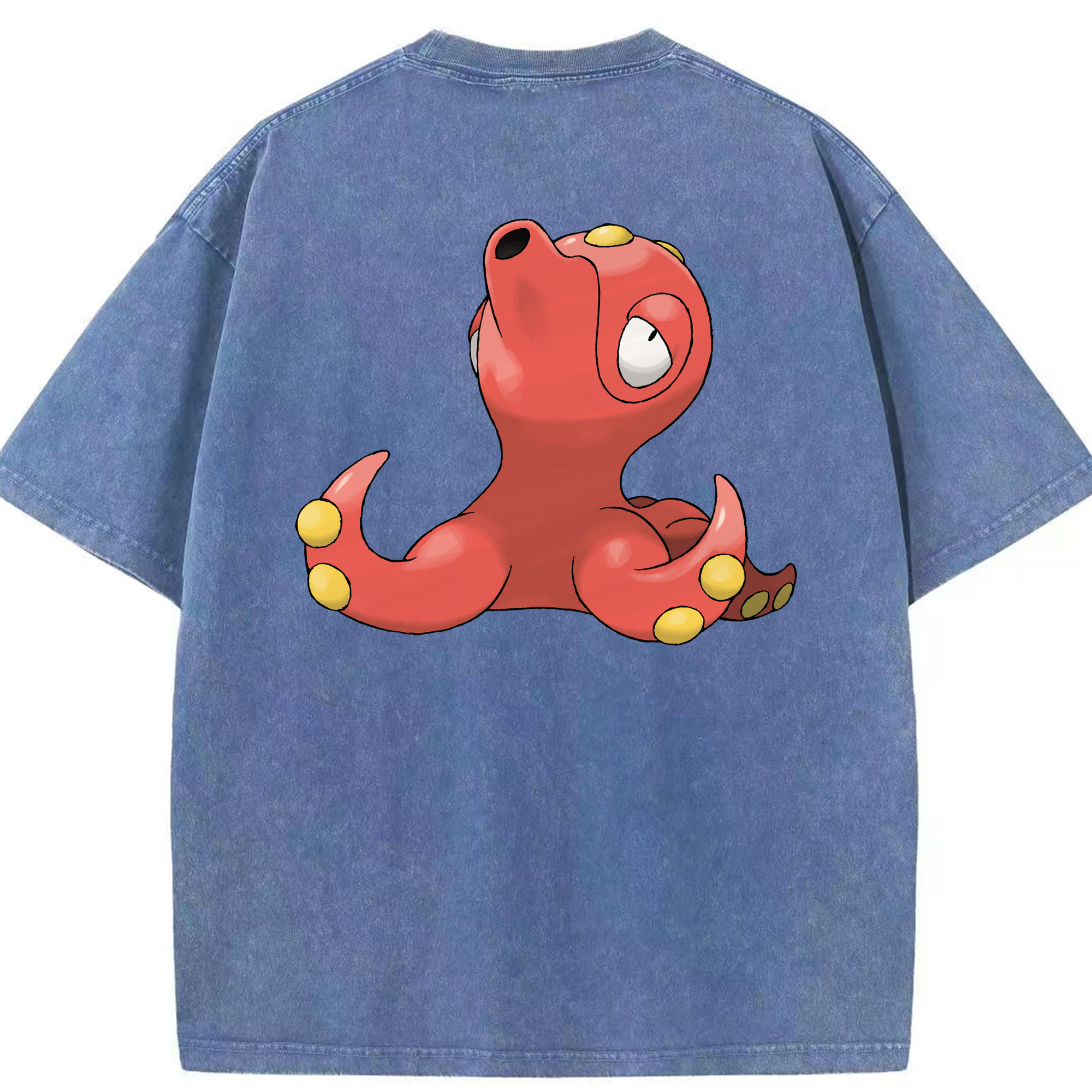 （画像用） ポケットモンスター Pokémon 綿100% ヴィンテージ風 半袖Tシャツ（背面プリント）