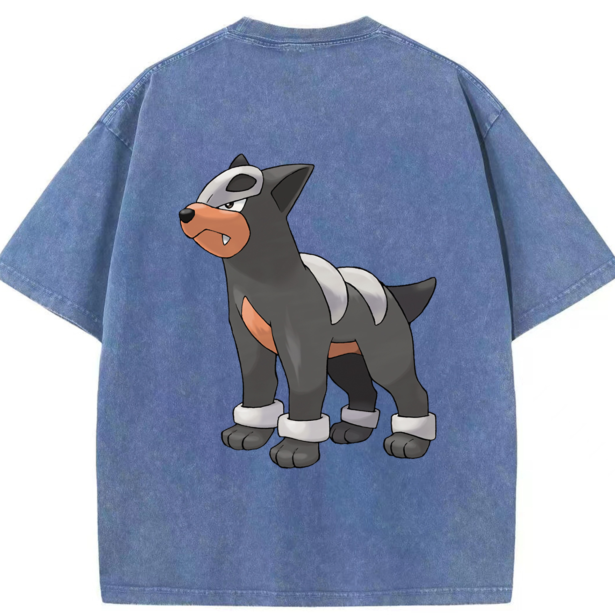 （画像用） ポケットモンスター Pokémon 綿100% ヴィンテージ風 半袖Tシャツ（背面プリント）