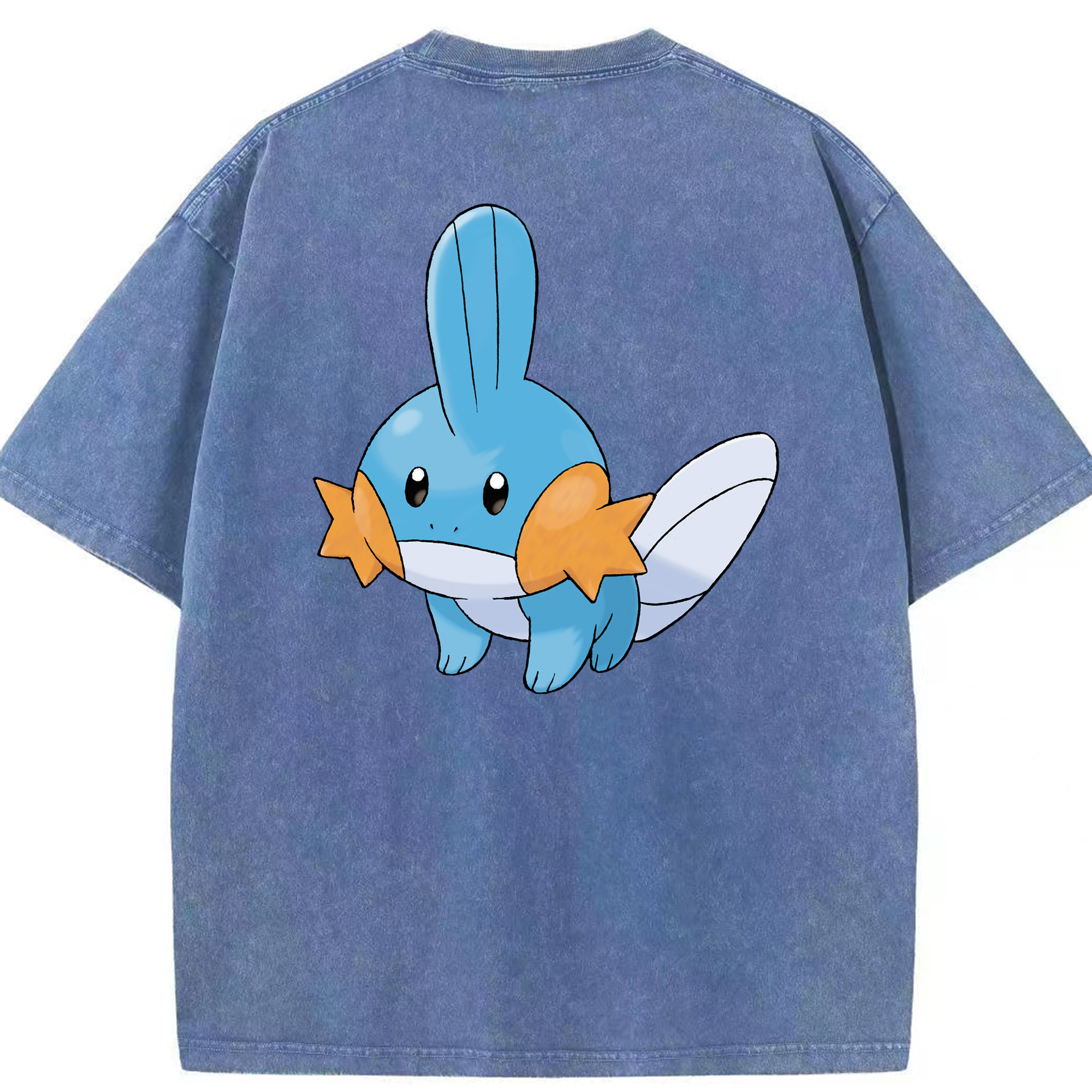 （画像用） ポケットモンスター Pokémon 綿100% ヴィンテージ風 半袖Tシャツ（背面プリント）