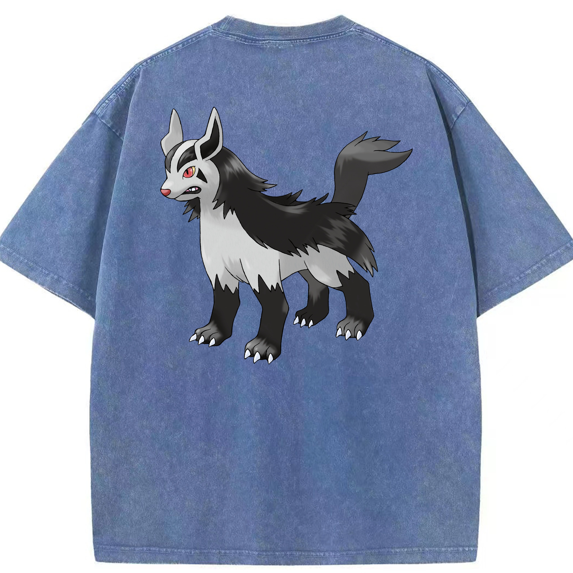 （画像用） ポケットモンスター Pokémon 綿100% ヴィンテージ風 半袖Tシャツ（背面プリント）