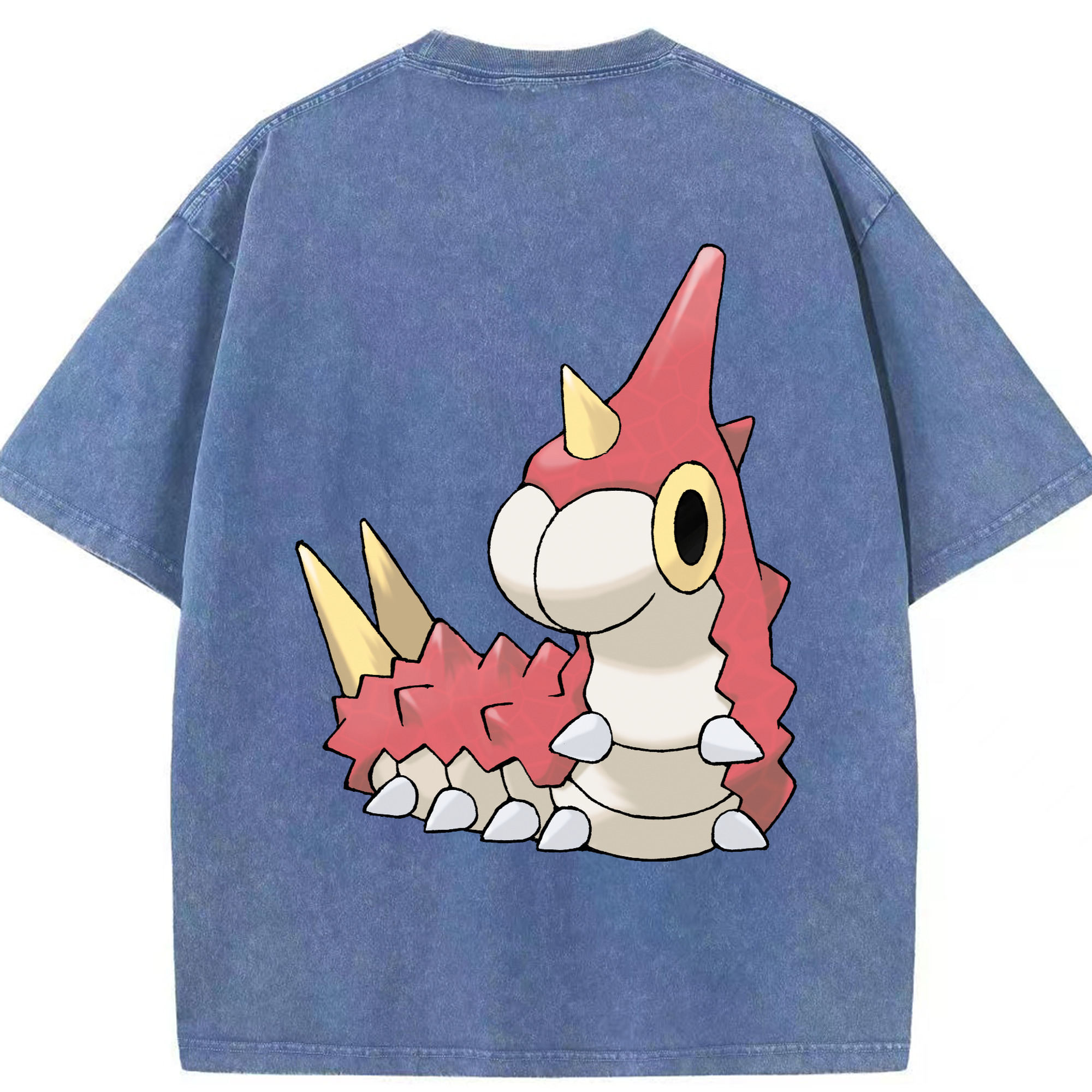 （画像用） ポケットモンスター Pokémon 綿100% ヴィンテージ風 半袖Tシャツ（背面プリント）
