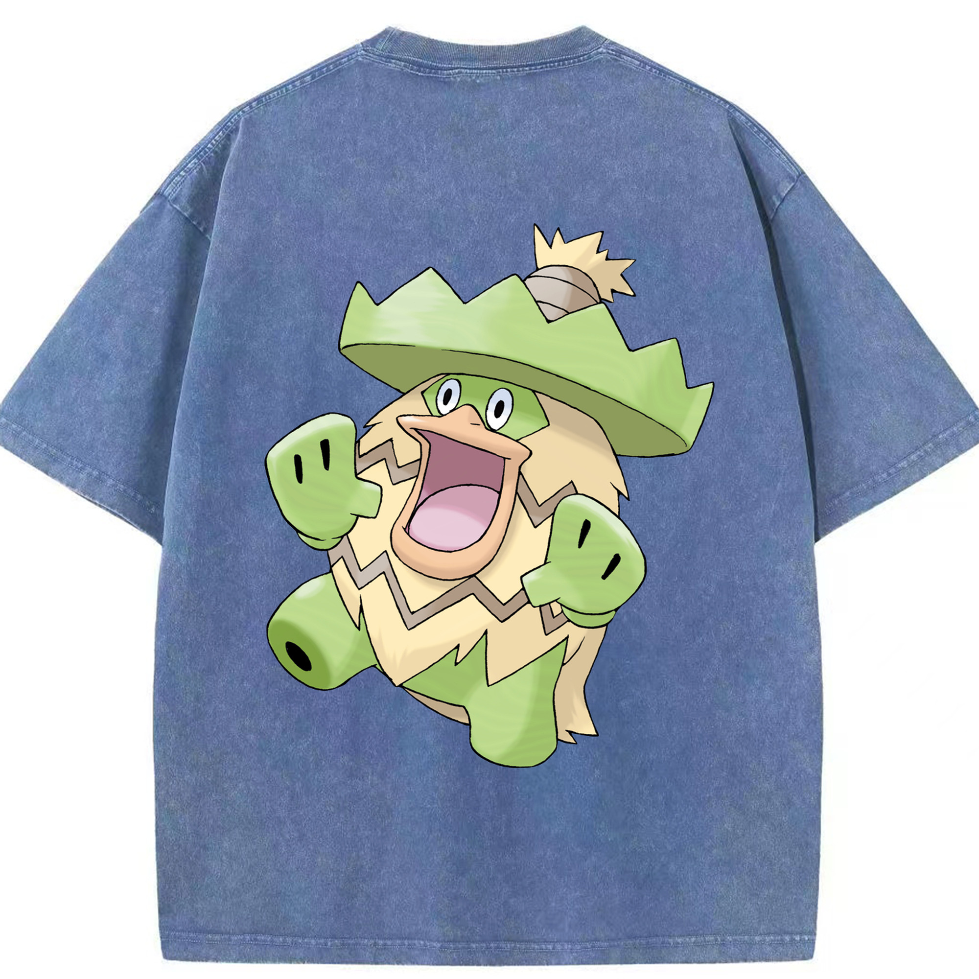 （画像用） ポケットモンスター Pokémon 綿100% ヴィンテージ風 半袖Tシャツ（背面プリント）