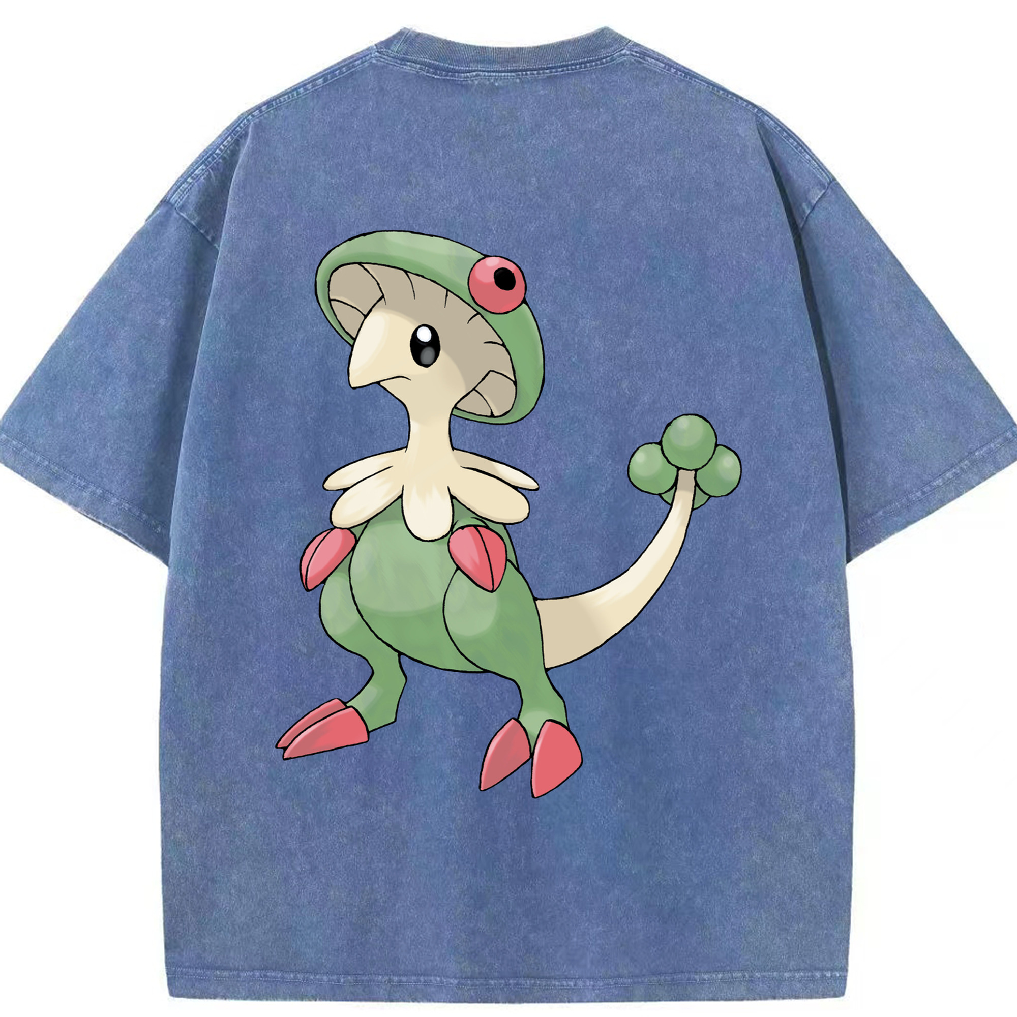 （画像用） ポケットモンスター Pokémon 綿100% ヴィンテージ風 半袖Tシャツ（背面プリント）