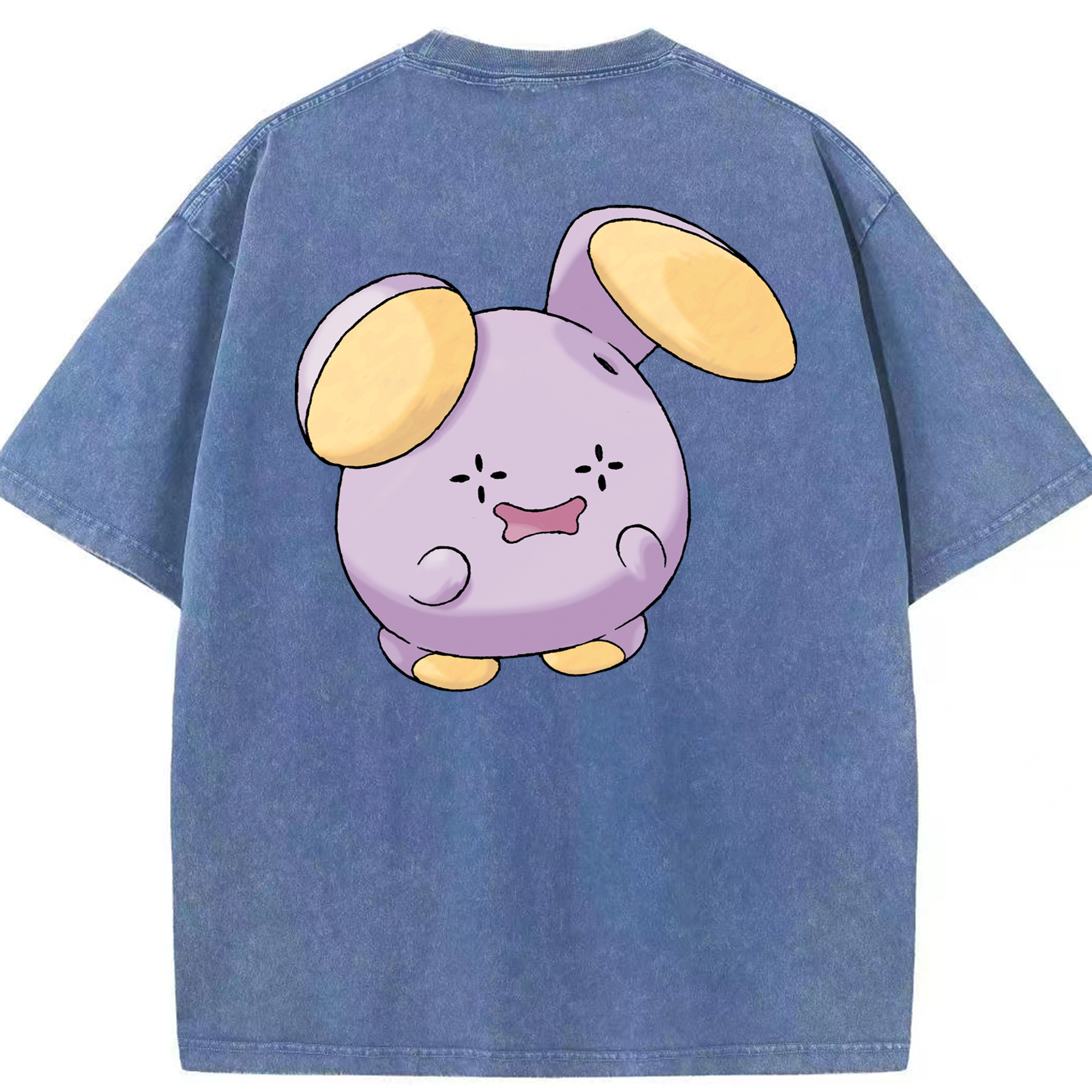 （画像用） ポケットモンスター Pokémon 綿100% ヴィンテージ風 半袖Tシャツ（背面プリント）