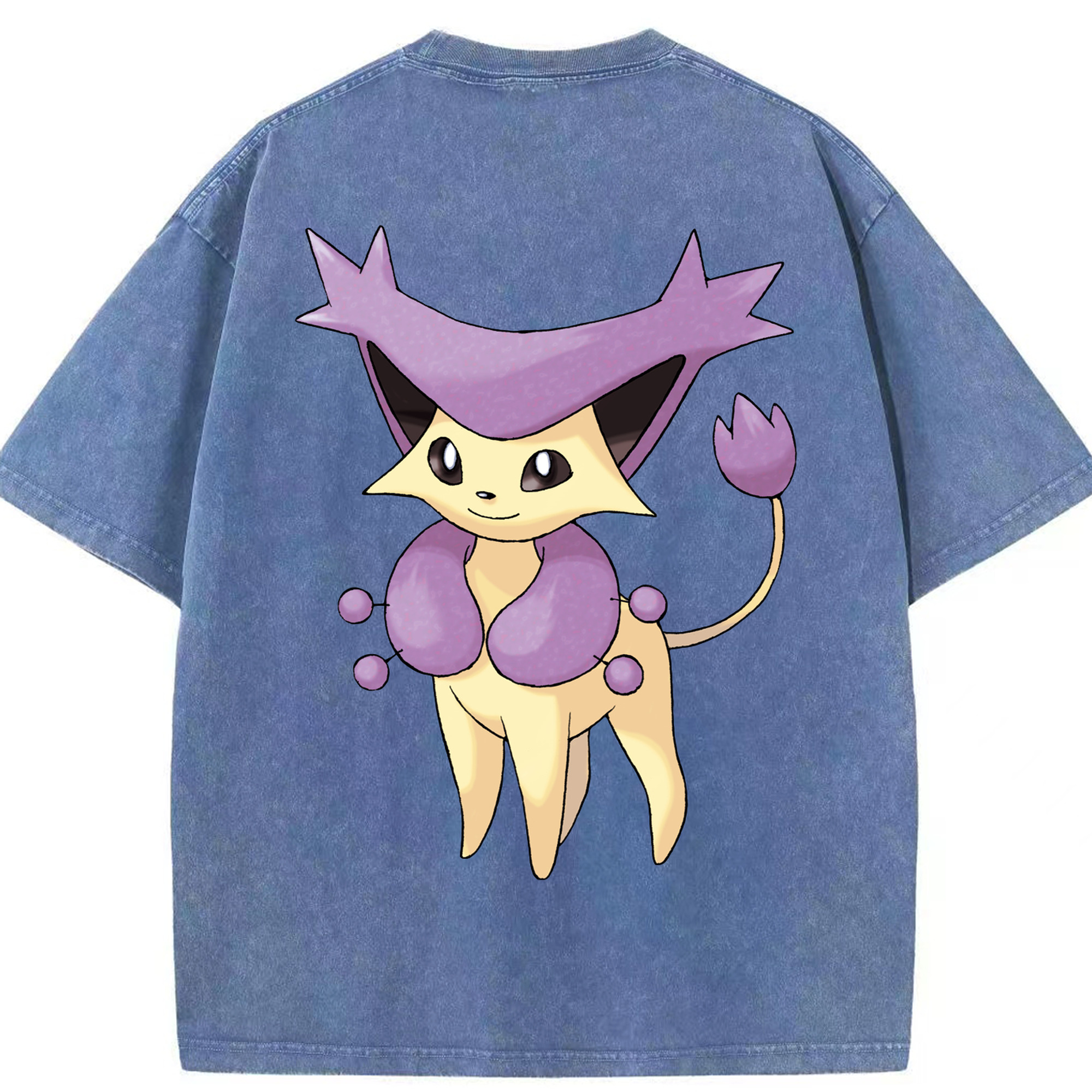 （画像用） ポケットモンスター Pokémon 綿100% ヴィンテージ風 半袖Tシャツ（背面プリント）