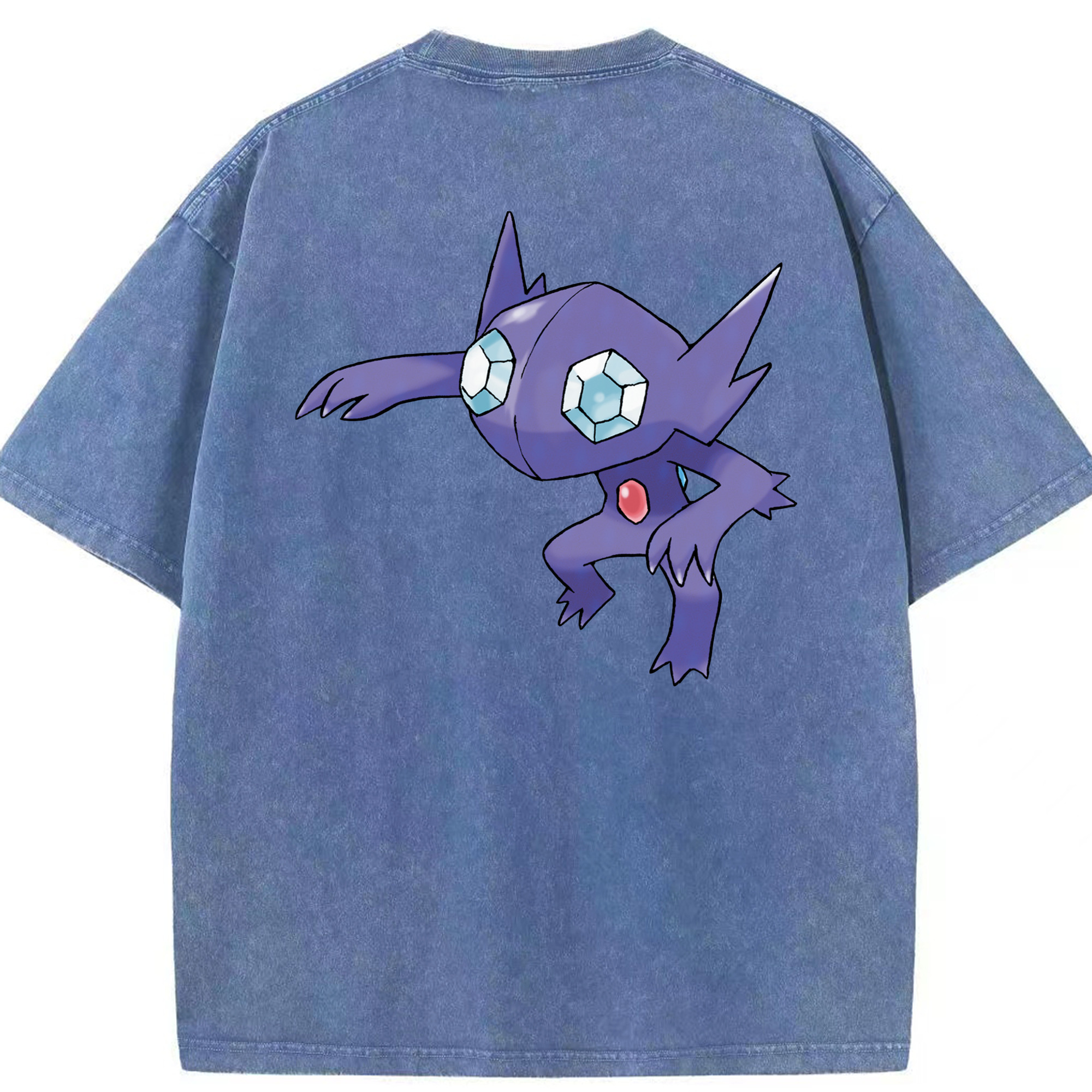 （画像用） ポケットモンスター Pokémon 綿100% ヴィンテージ風 半袖Tシャツ（背面プリント）