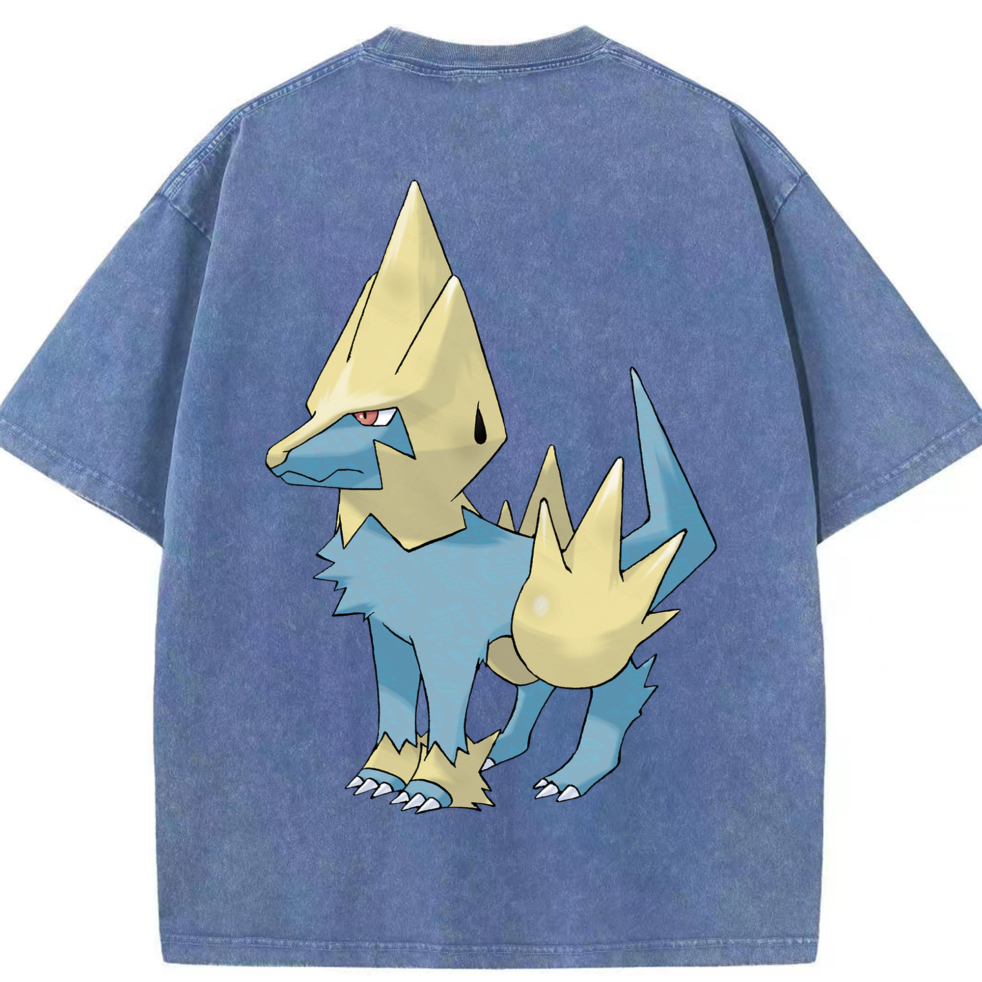 （画像用） ポケットモンスター Pokémon 綿100% ヴィンテージ風 半袖Tシャツ（背面プリント）