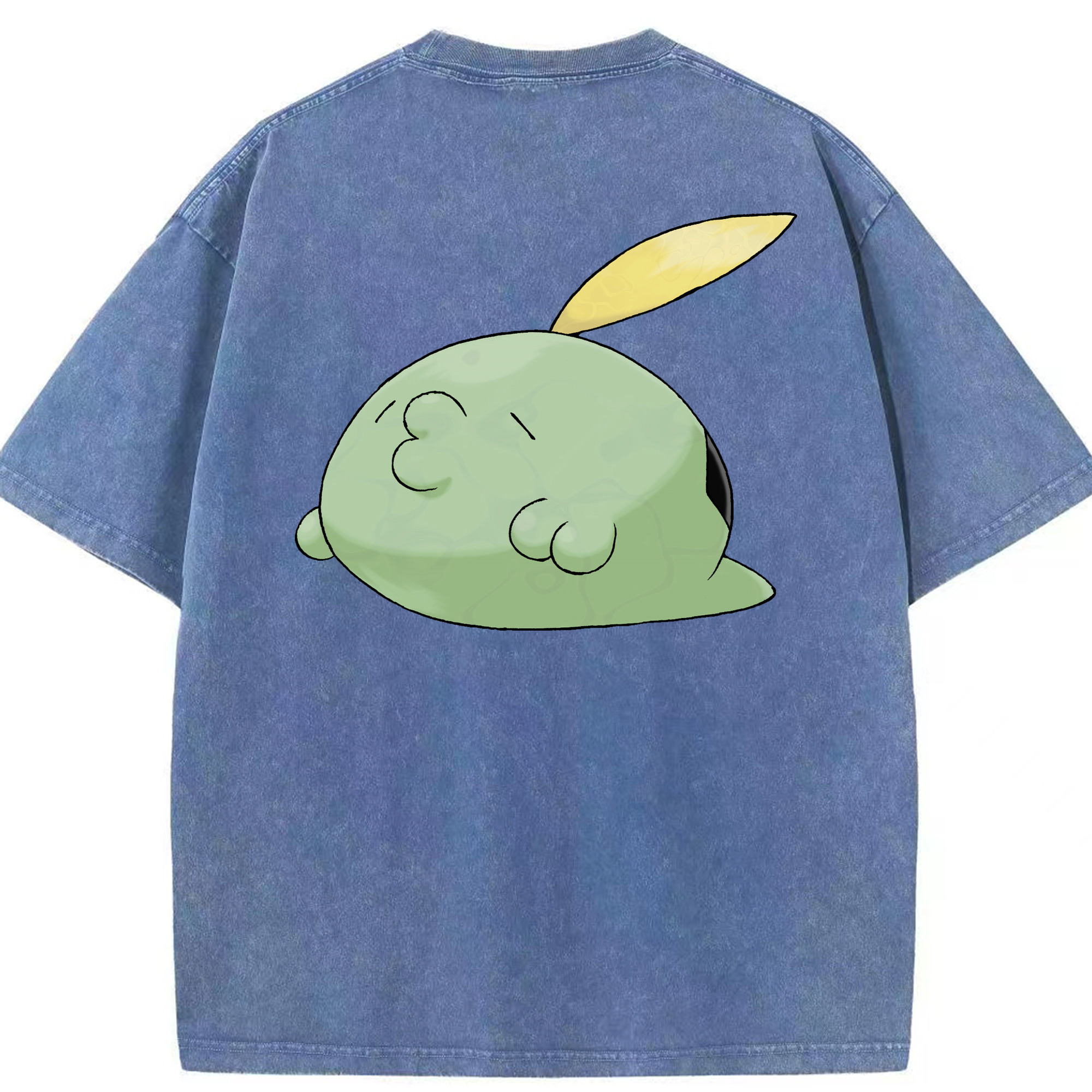 （画像用） ポケットモンスター Pokémon 綿100% ヴィンテージ風 半袖Tシャツ（背面プリント）