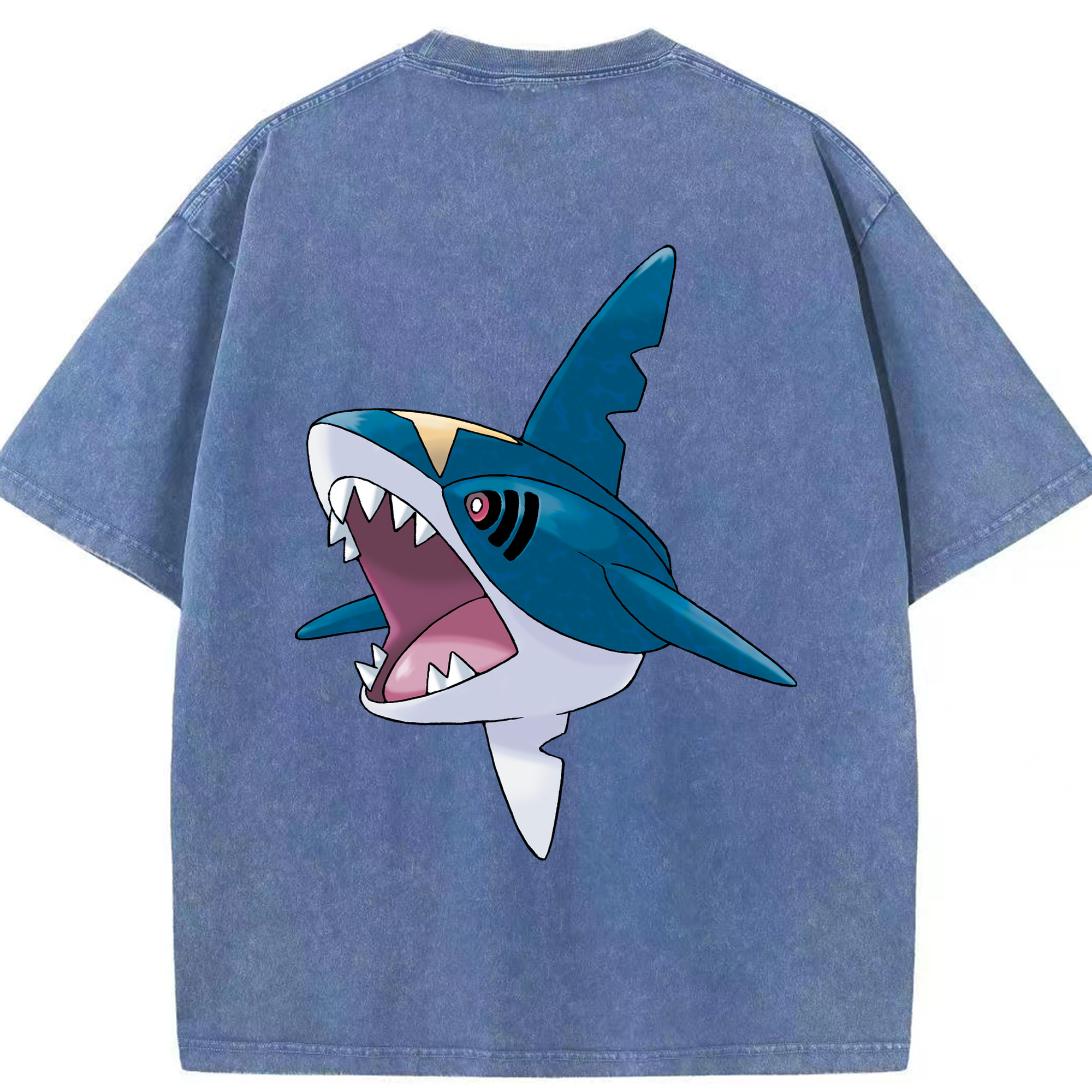 （画像用） ポケットモンスター Pokémon 綿100% ヴィンテージ風 半袖Tシャツ（背面プリント）