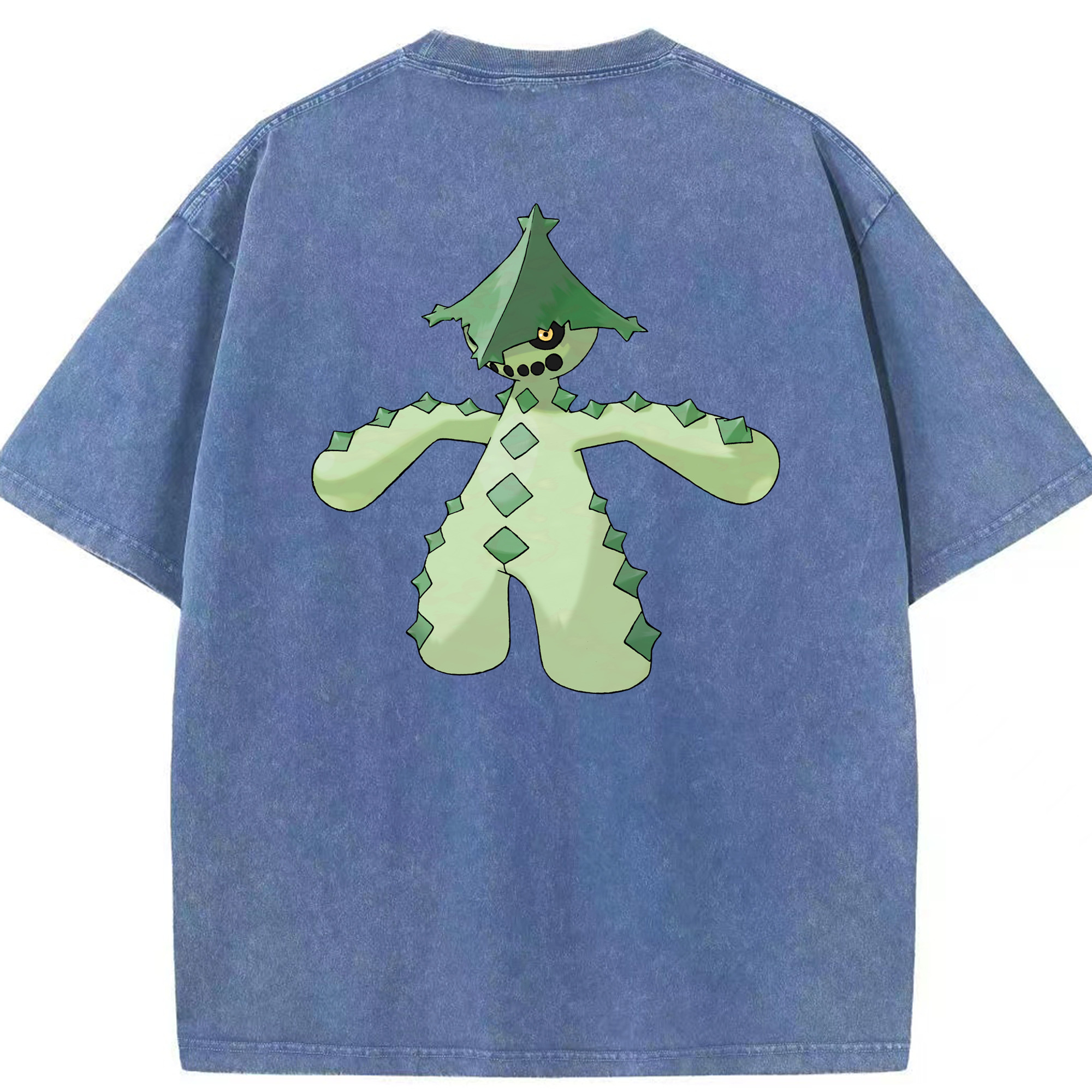 （画像用） ポケットモンスター Pokémon 綿100% ヴィンテージ風 半袖Tシャツ（背面プリント）