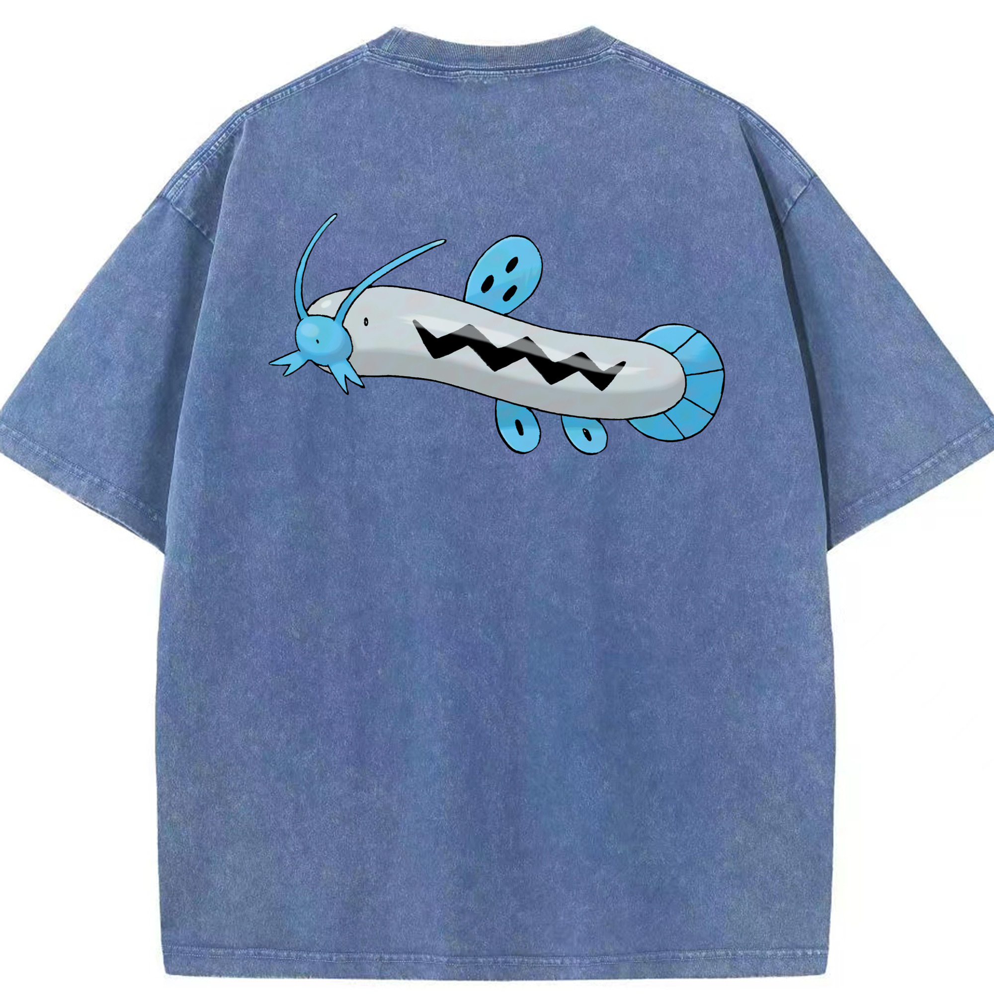 （画像用） ポケットモンスター Pokémon 綿100% ヴィンテージ風 半袖Tシャツ（背面プリント）