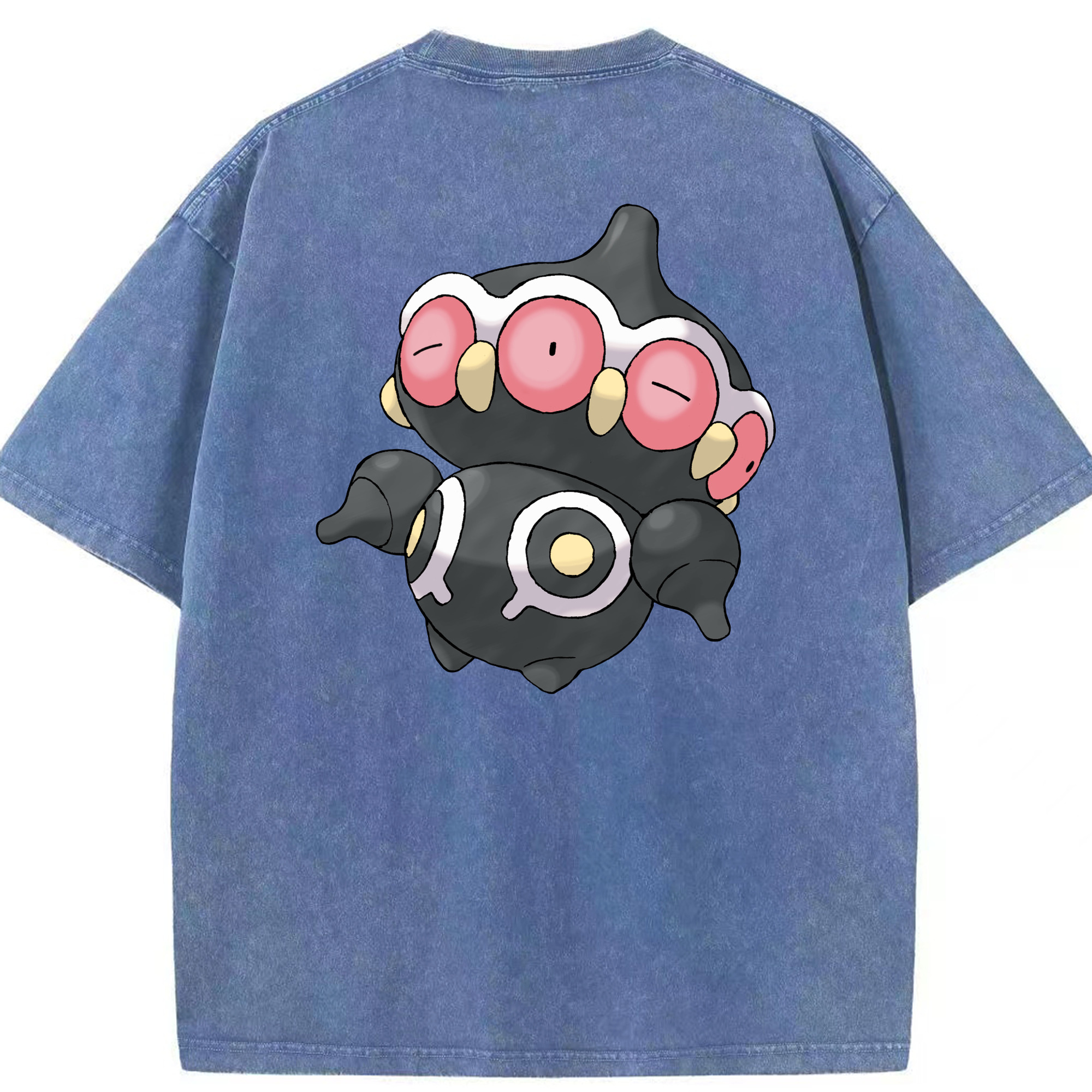 （画像用） ポケットモンスター Pokémon 綿100% ヴィンテージ風 半袖Tシャツ（背面プリント）