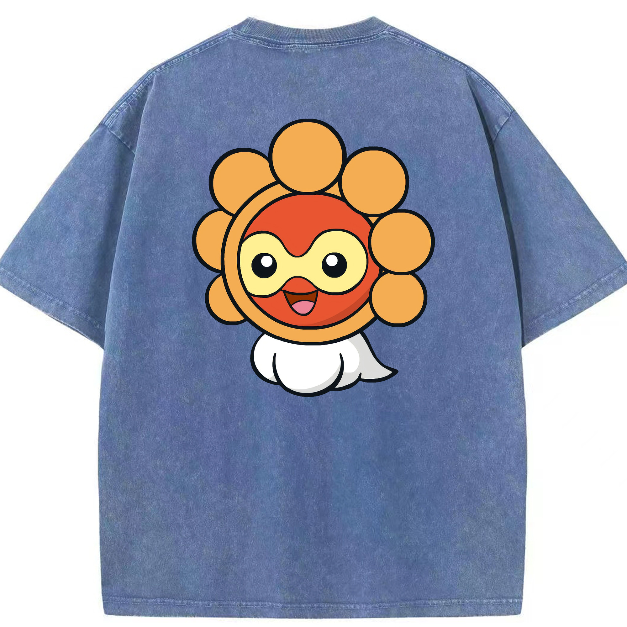 （画像用） ポケットモンスター Pokémon 綿100% ヴィンテージ風 半袖Tシャツ（背面プリント）