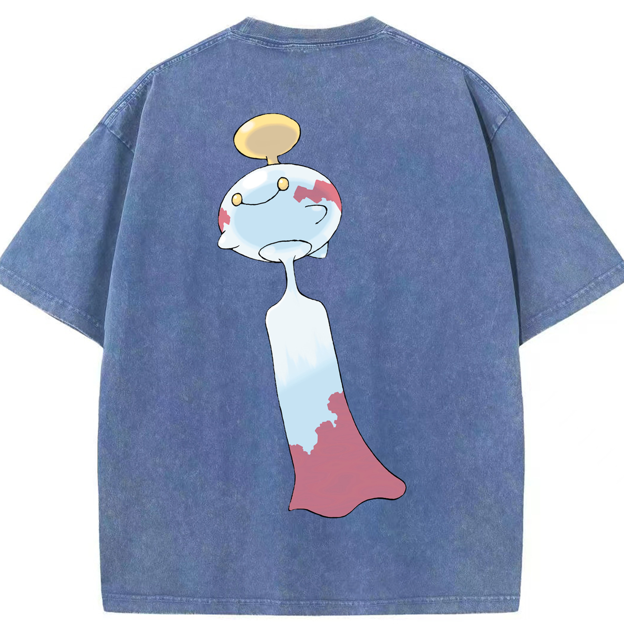（画像用） ポケットモンスター Pokémon 綿100% ヴィンテージ風 半袖Tシャツ（背面プリント）
