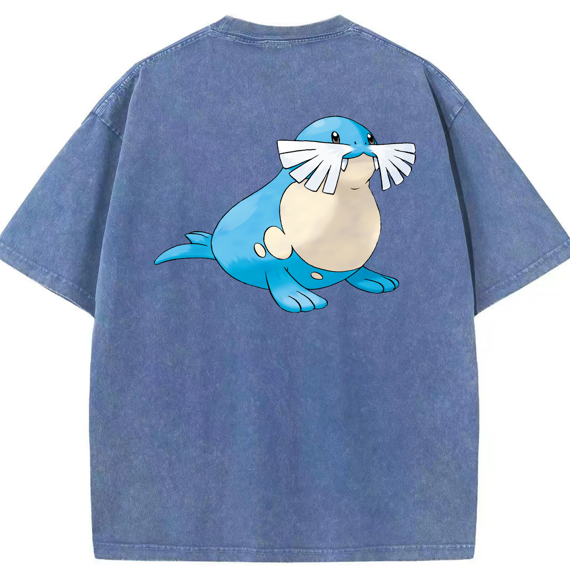 （画像用） ポケットモンスター Pokémon 綿100% ヴィンテージ風 半袖Tシャツ（背面プリント）