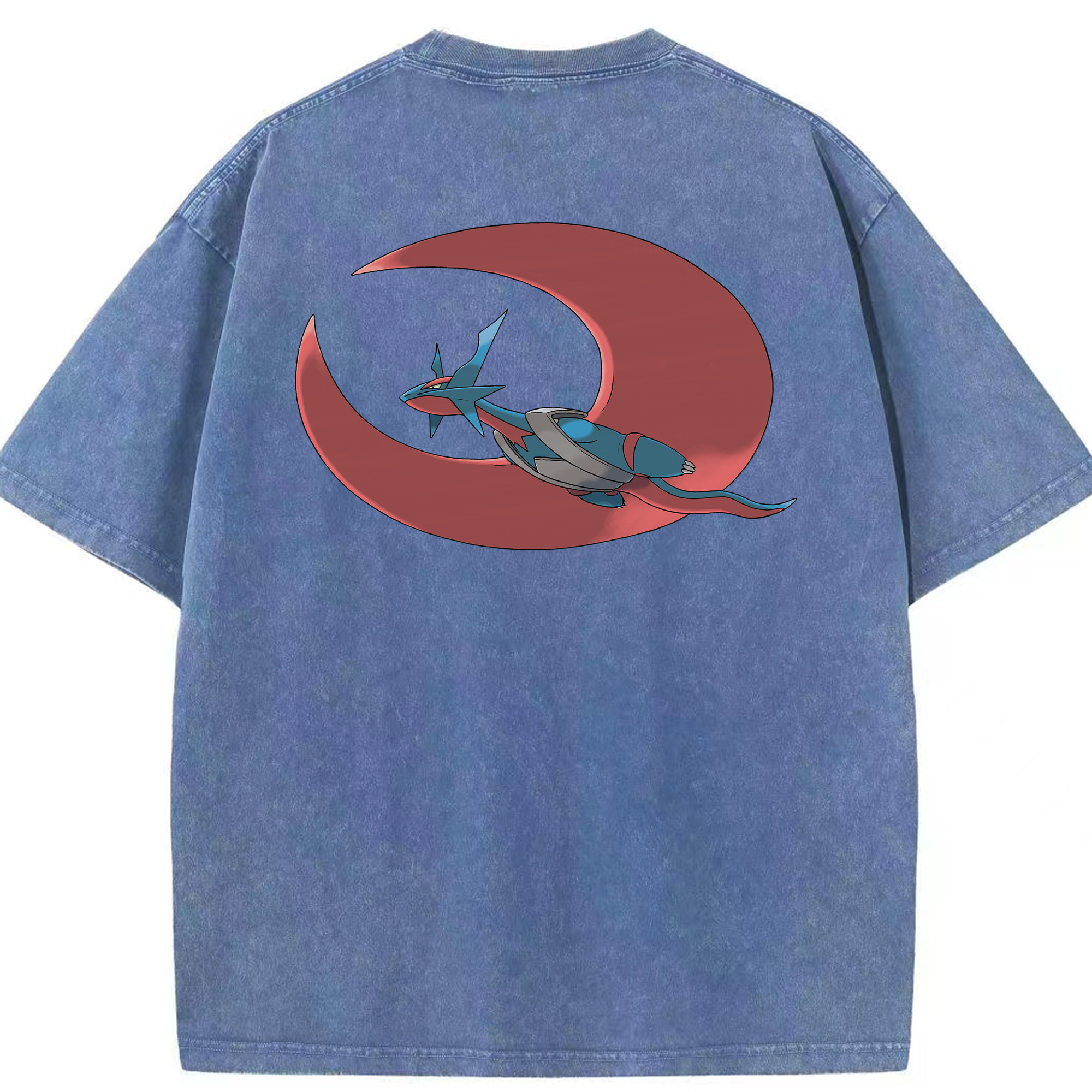（画像用） ポケットモンスター Pokémon 綿100% ヴィンテージ風 半袖Tシャツ（背面プリント）