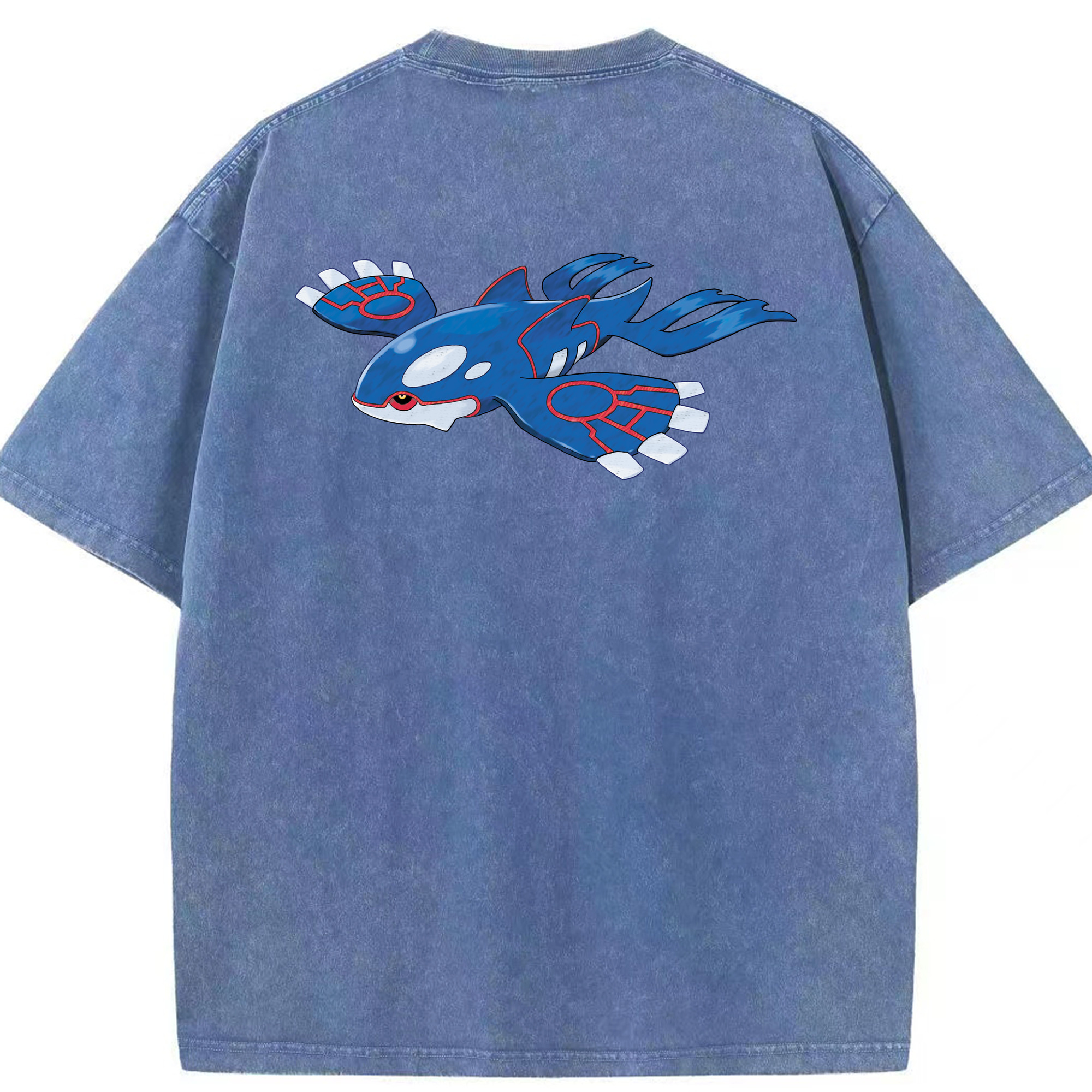 （画像用） ポケットモンスター Pokémon 綿100% ヴィンテージ風 半袖Tシャツ（背面プリント）