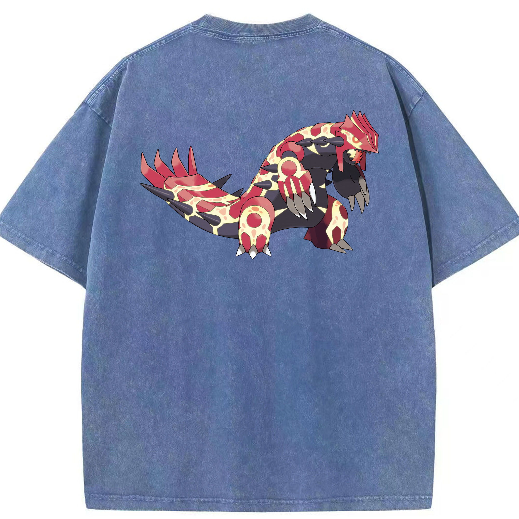 （画像用） ポケットモンスター Pokémon 綿100% ヴィンテージ風 半袖Tシャツ（背面プリント）