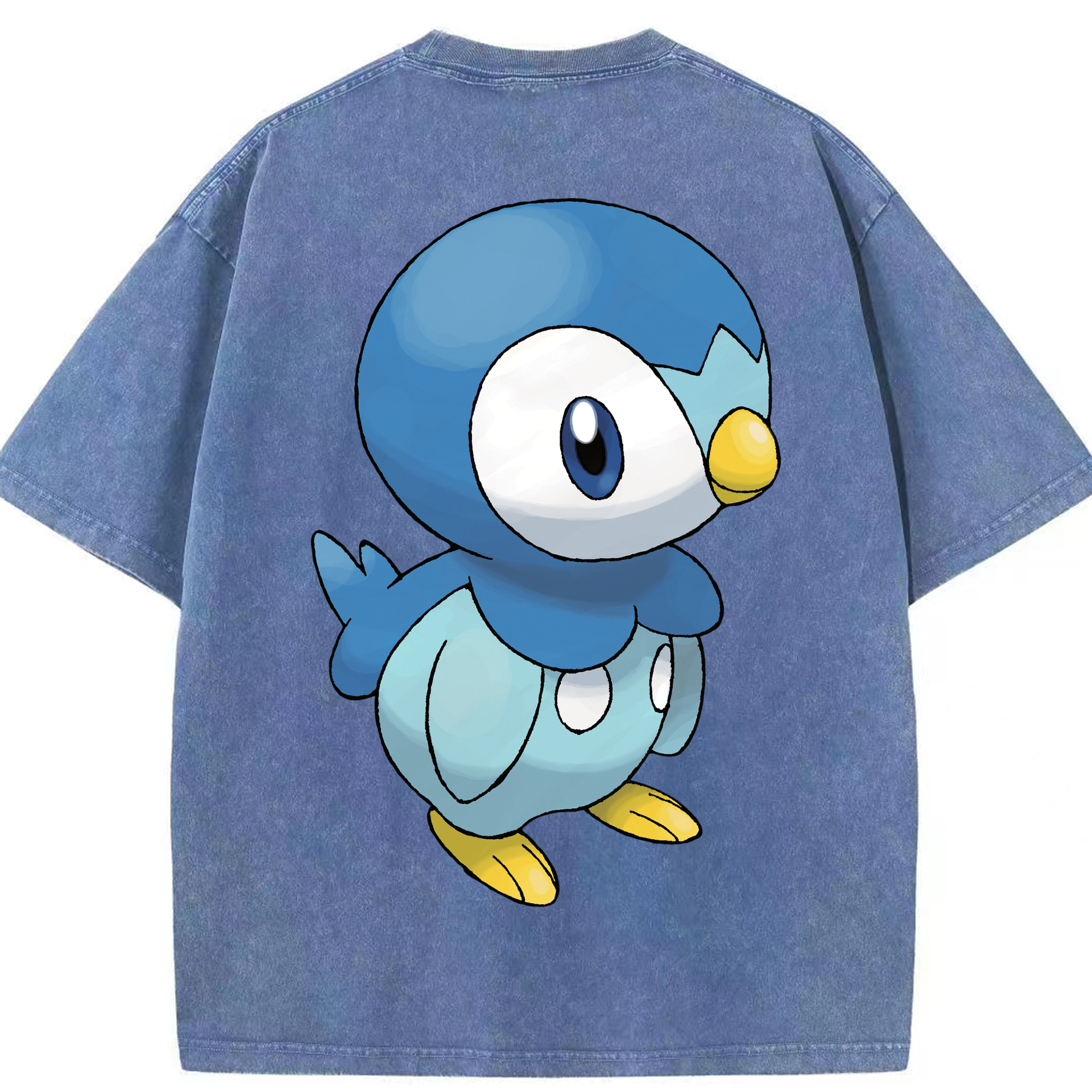 （画像用） ポケットモンスター Pokémon 綿100% ヴィンテージ風 半袖Tシャツ（背面プリント）