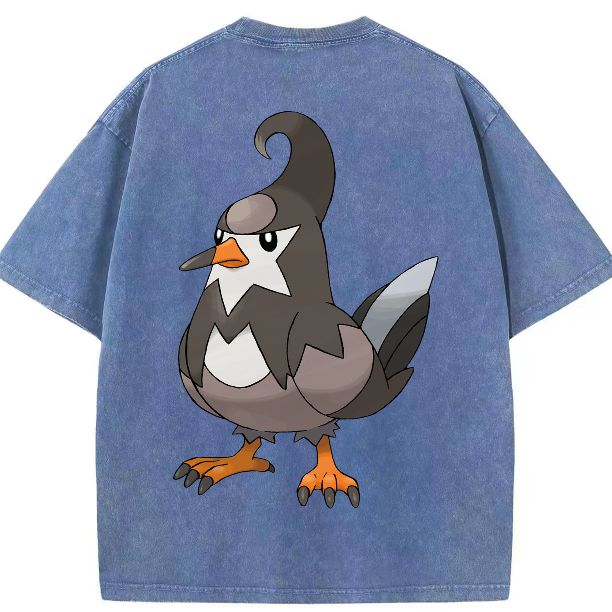 （画像用） ポケットモンスター Pokémon 綿100% ヴィンテージ風 半袖Tシャツ（背面プリント）