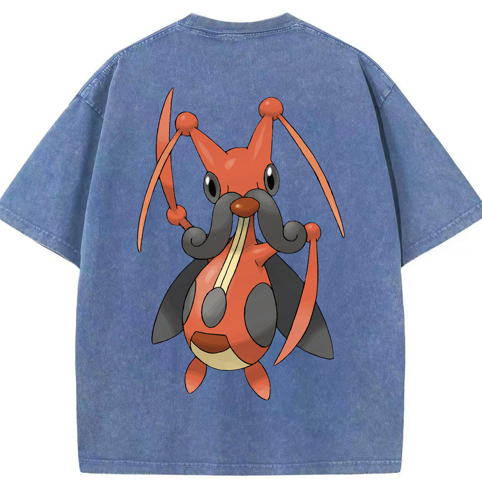 （画像用） ポケットモンスター Pokémon 綿100% ヴィンテージ風 半袖Tシャツ（背面プリント）
