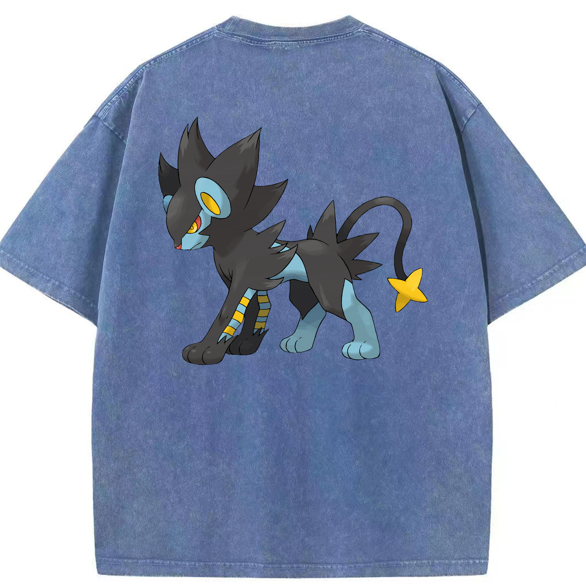 （画像用） ポケットモンスター Pokémon 綿100% ヴィンテージ風 半袖Tシャツ（背面プリント）