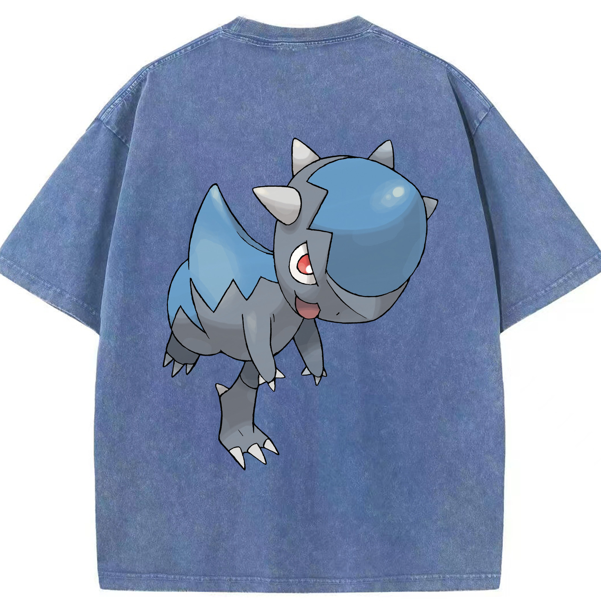 （画像用） ポケットモンスター Pokémon 綿100% ヴィンテージ風 半袖Tシャツ（背面プリント）