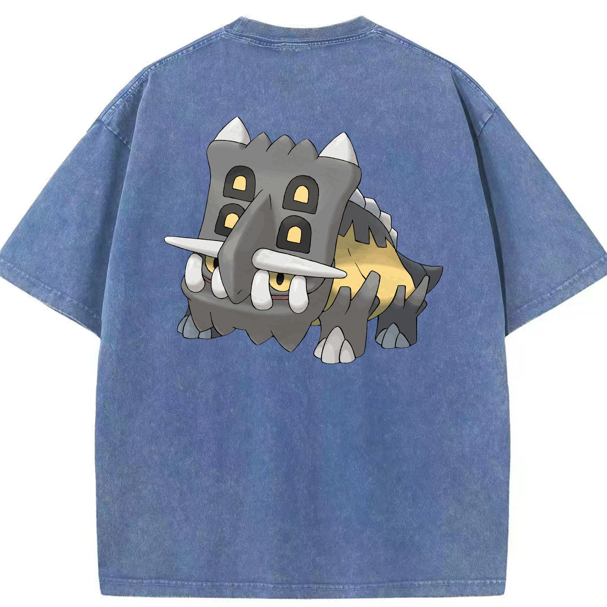 （画像用） ポケットモンスター Pokémon 綿100% ヴィンテージ風 半袖Tシャツ（背面プリント）