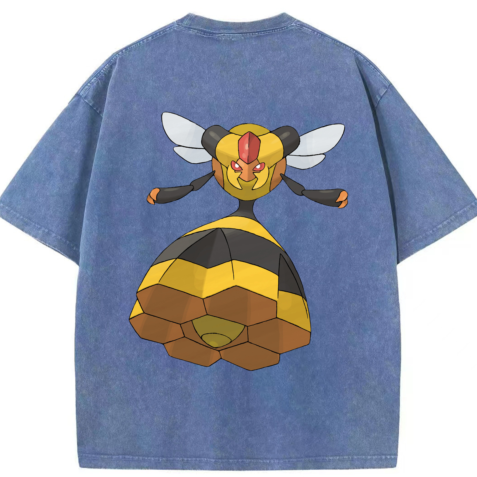 （画像用） ポケットモンスター Pokémon 綿100% ヴィンテージ風 半袖Tシャツ（背面プリント）