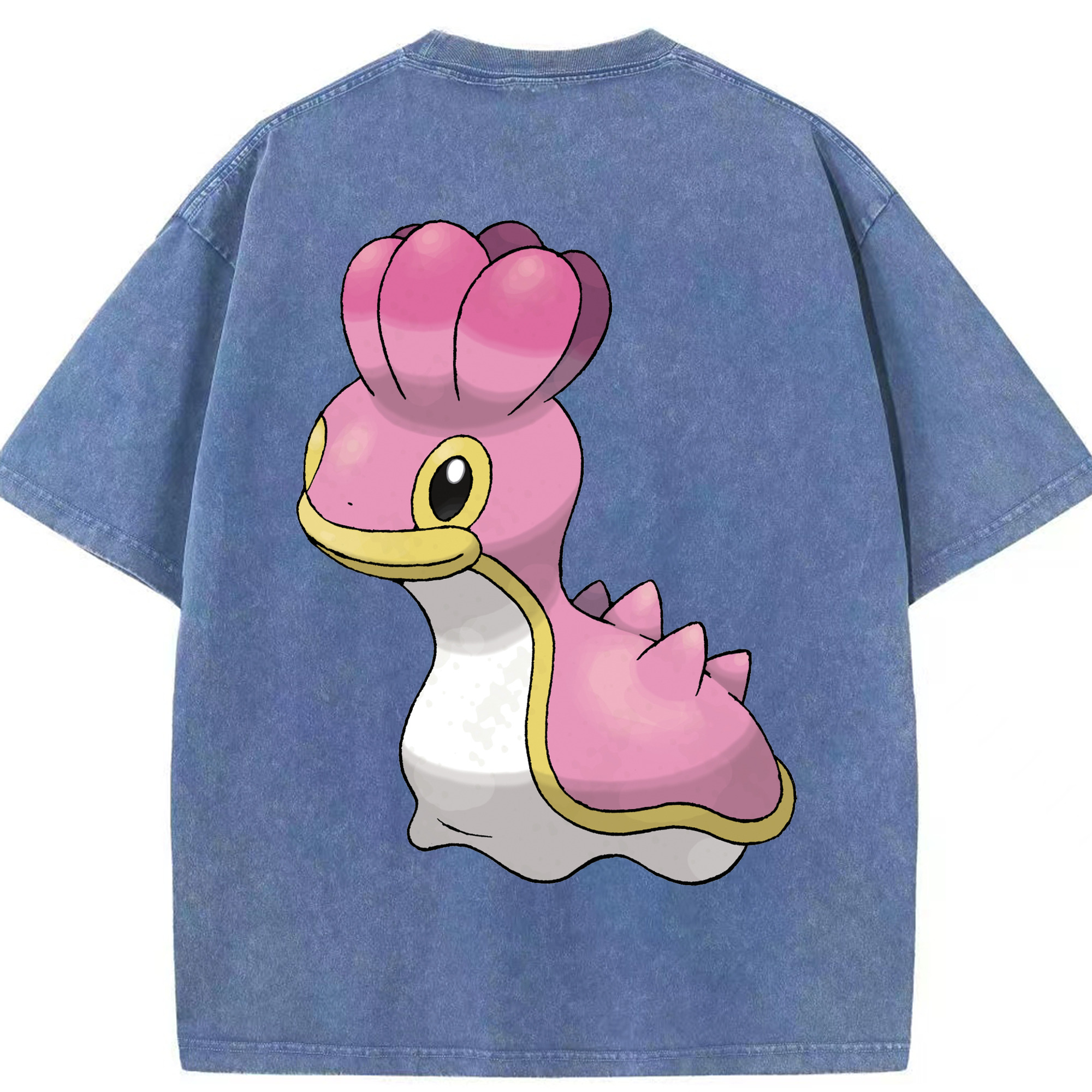 （画像用） ポケットモンスター Pokémon 綿100% ヴィンテージ風 半袖Tシャツ（背面プリント）