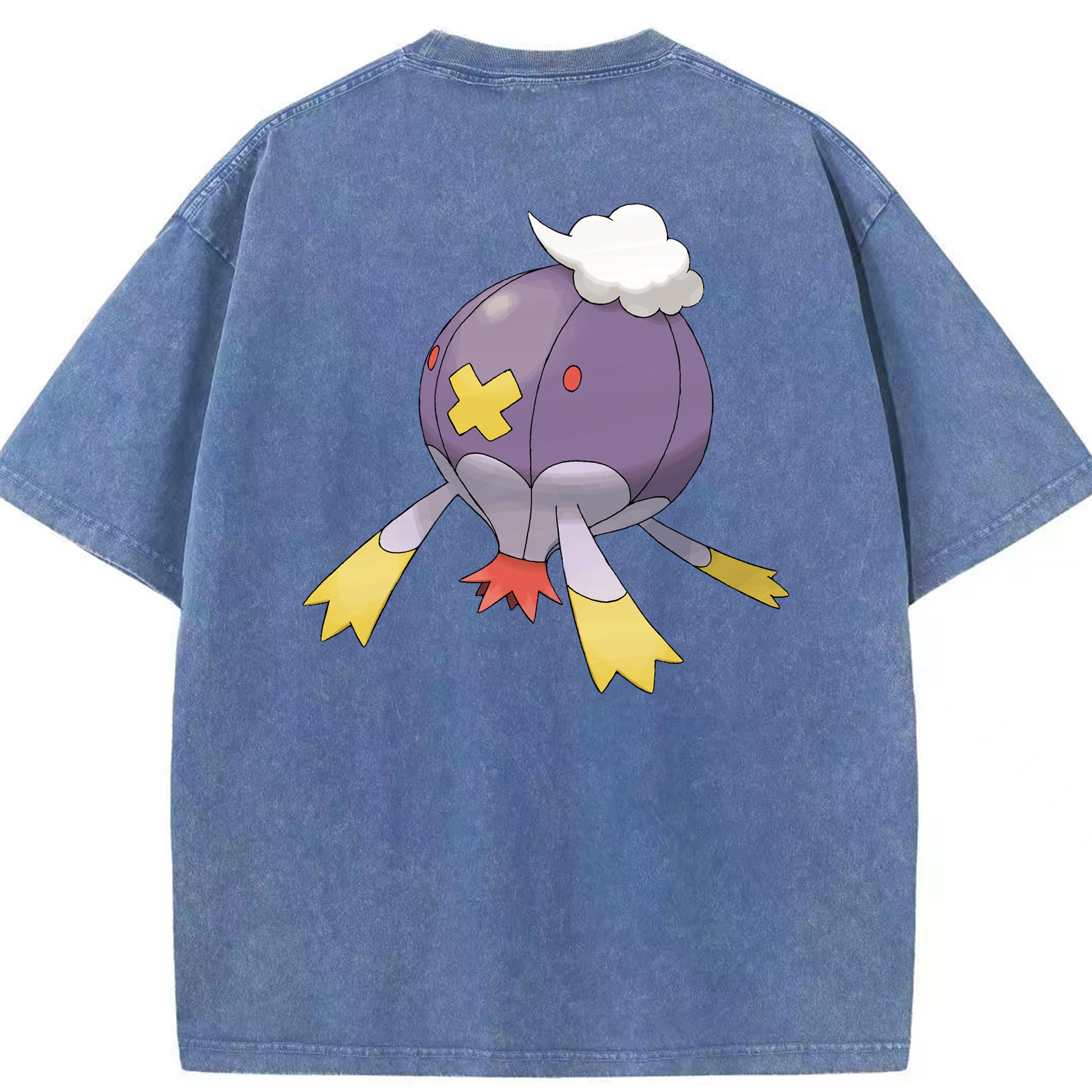 （画像用） ポケットモンスター Pokémon 綿100% ヴィンテージ風 半袖Tシャツ（背面プリント）