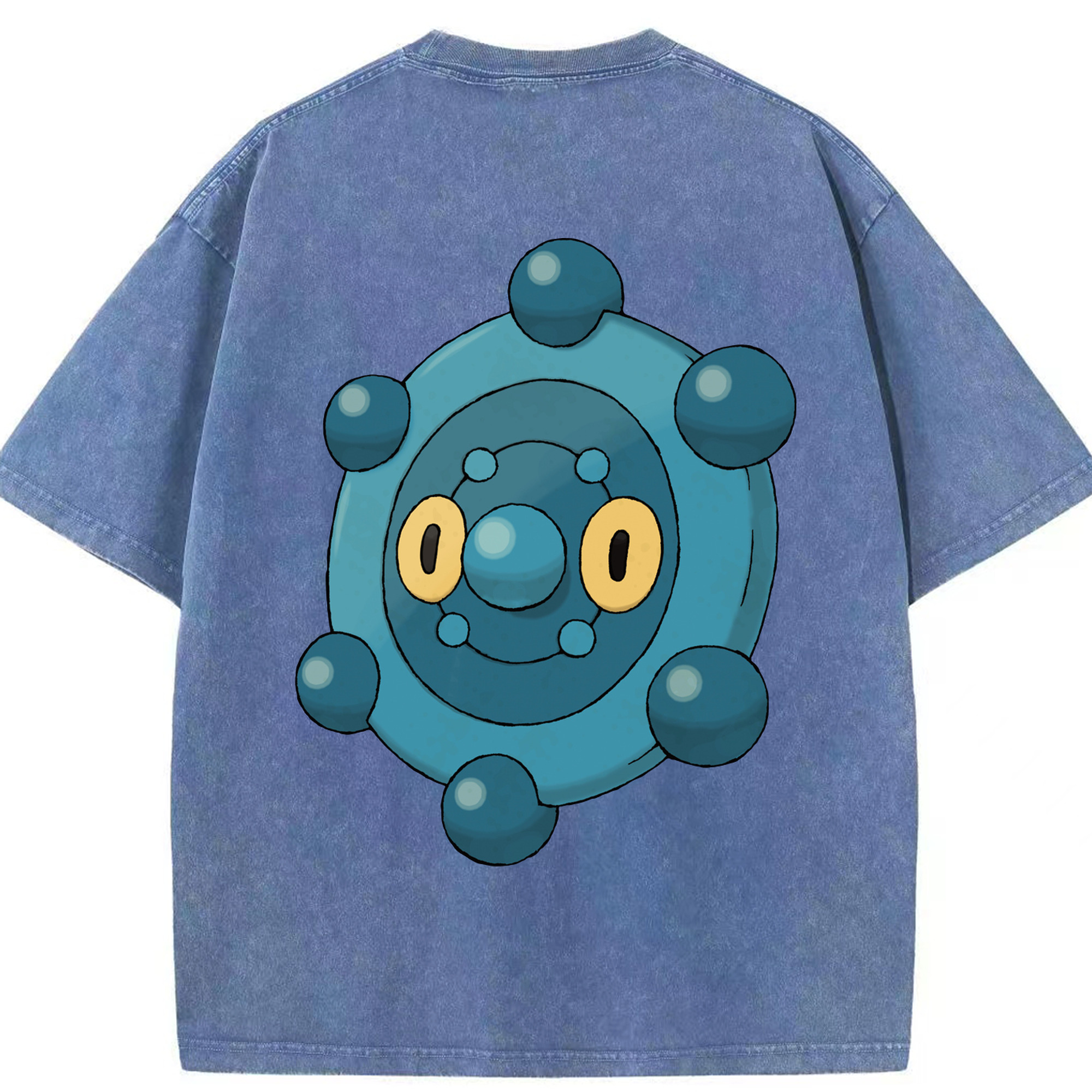 （画像用） ポケットモンスター Pokémon 綿100% ヴィンテージ風 半袖Tシャツ（背面プリント）