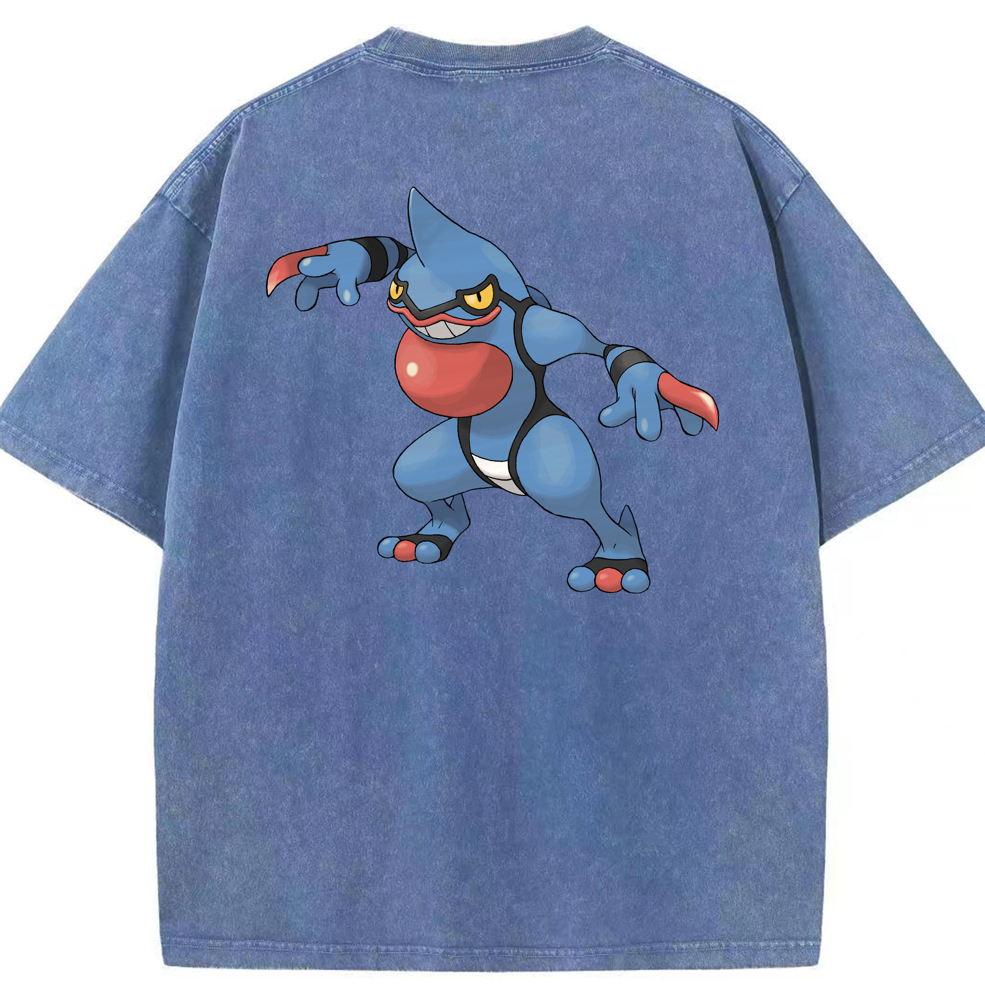 （画像用） ポケットモンスター Pokémon 綿100% ヴィンテージ風 半袖Tシャツ（背面プリント）
