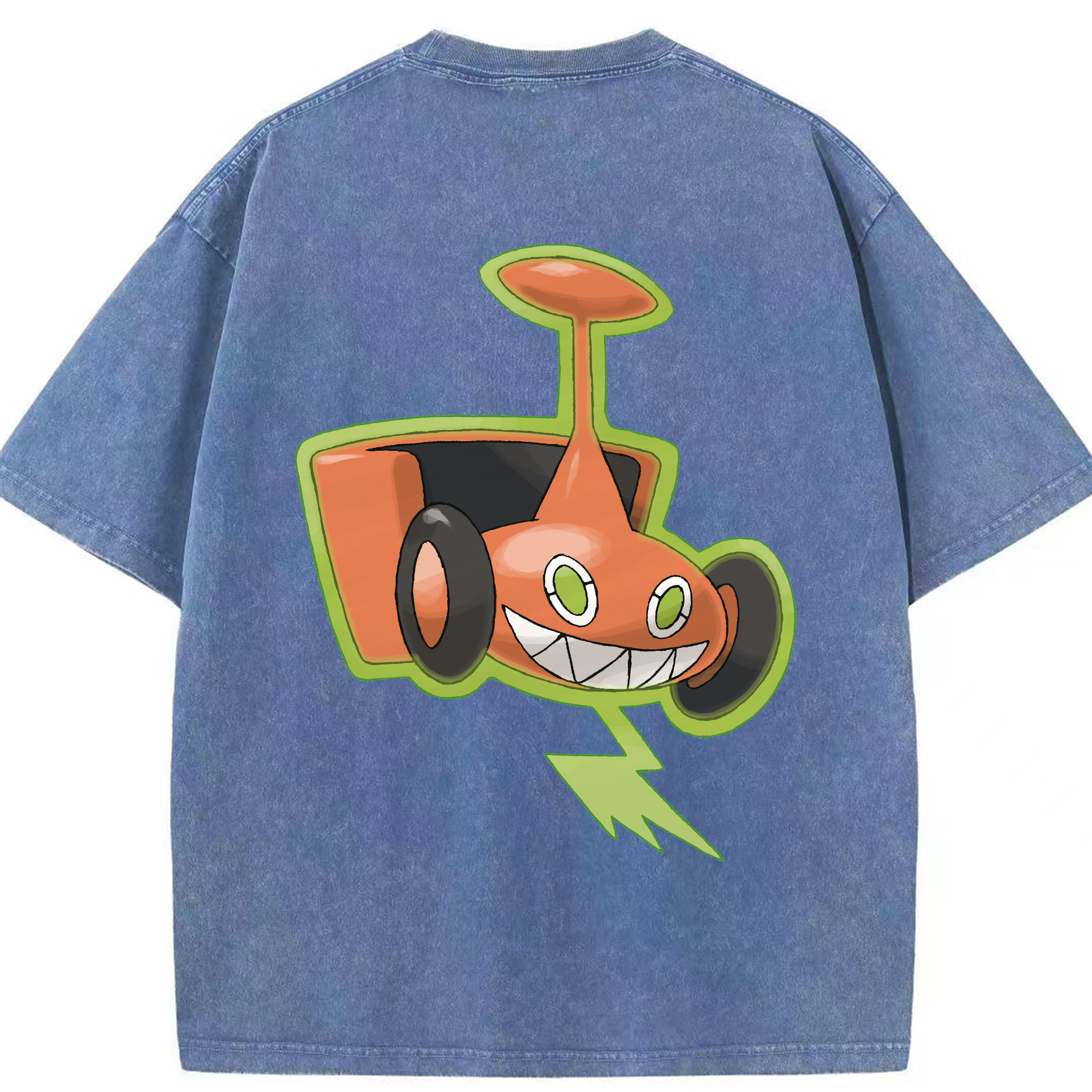 （画像用） ポケットモンスター Pokémon 綿100% ヴィンテージ風 半袖Tシャツ（背面プリント）