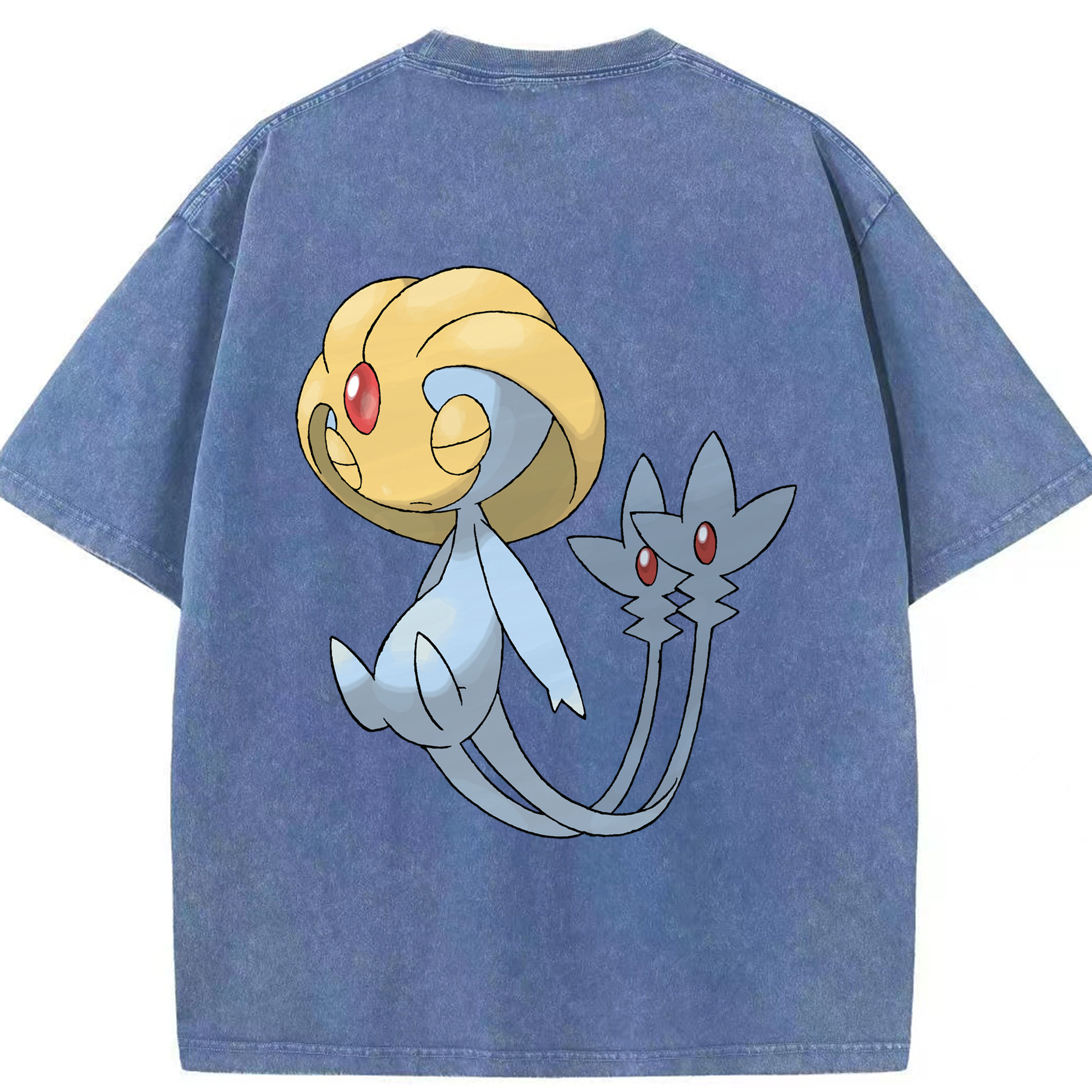 （画像用） ポケットモンスター Pokémon 綿100% ヴィンテージ風 半袖Tシャツ（背面プリント）