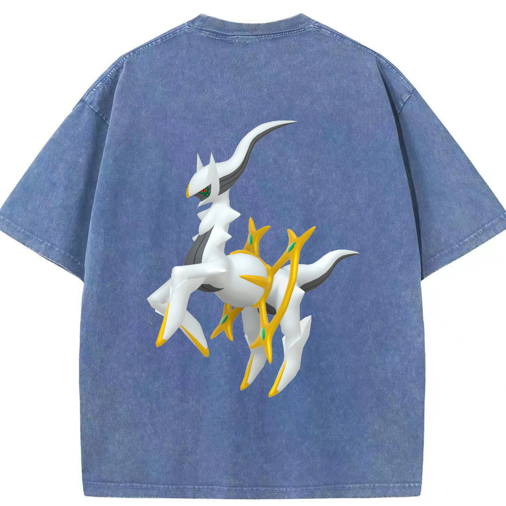 （画像用） ポケットモンスター Pokémon 綿100% ヴィンテージ風 半袖Tシャツ（背面プリント）