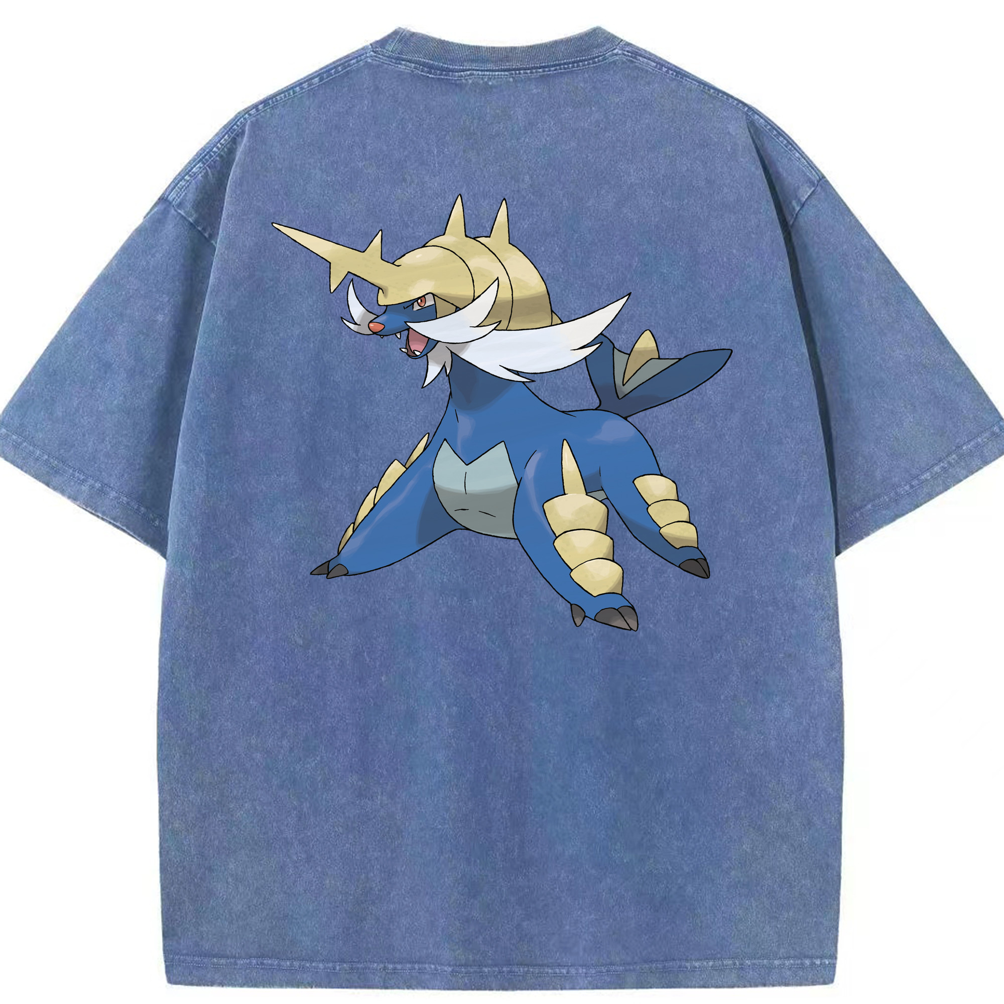 （画像用） ポケットモンスター Pokémon 綿100% ヴィンテージ風 半袖Tシャツ（背面プリント）