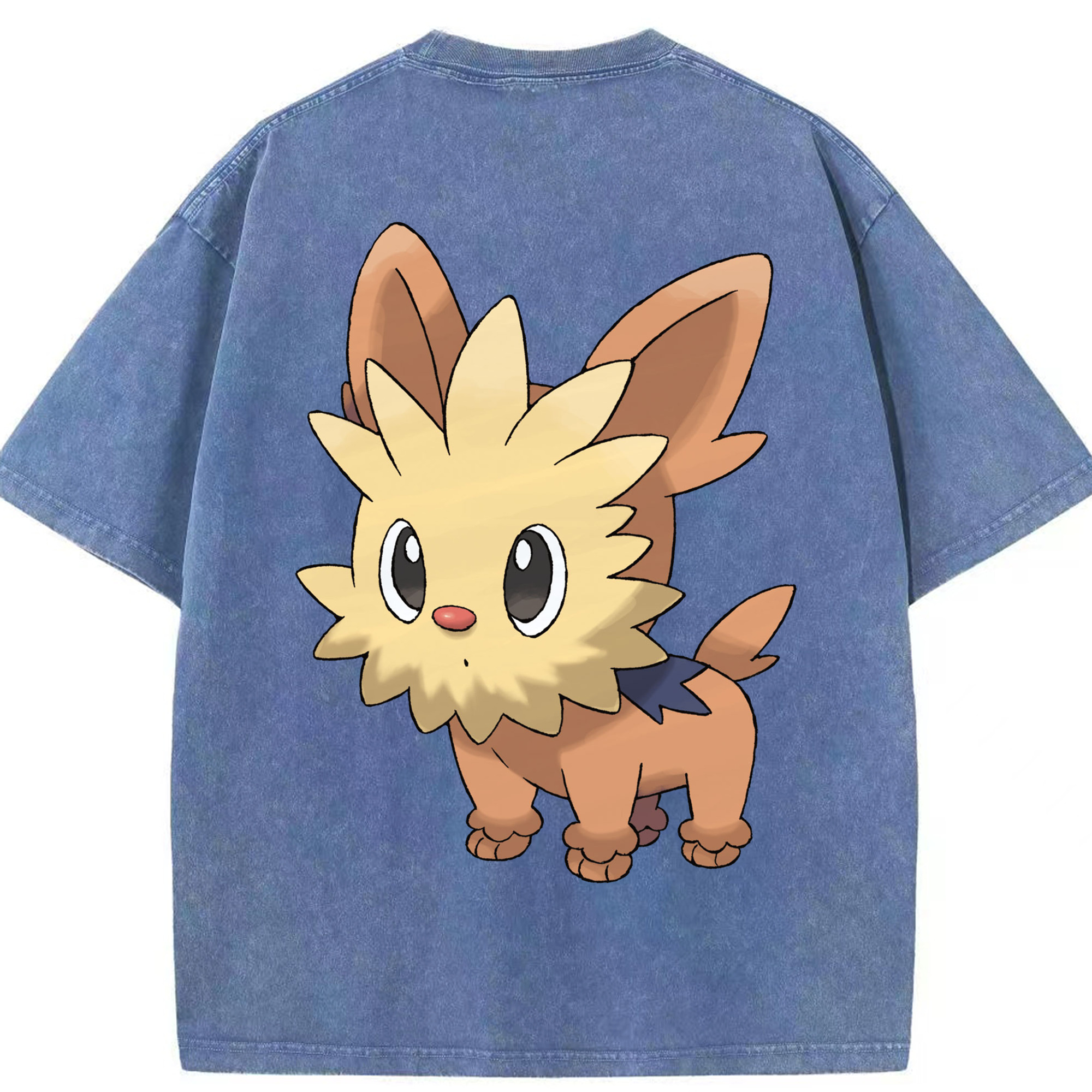 （画像用） ポケットモンスター Pokémon 綿100% ヴィンテージ風 半袖Tシャツ（背面プリント）