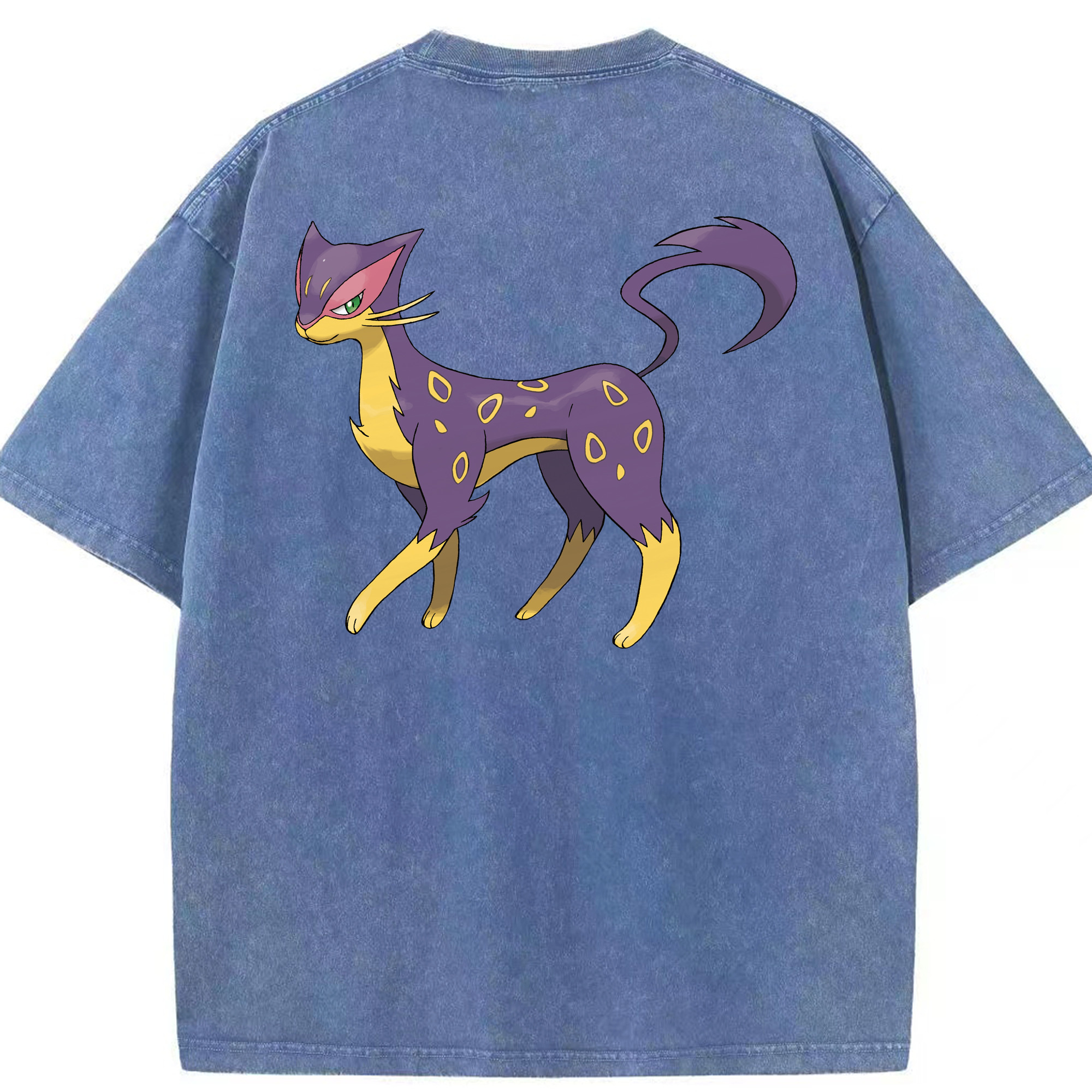（画像用） ポケットモンスター Pokémon 綿100% ヴィンテージ風 半袖Tシャツ（背面プリント）