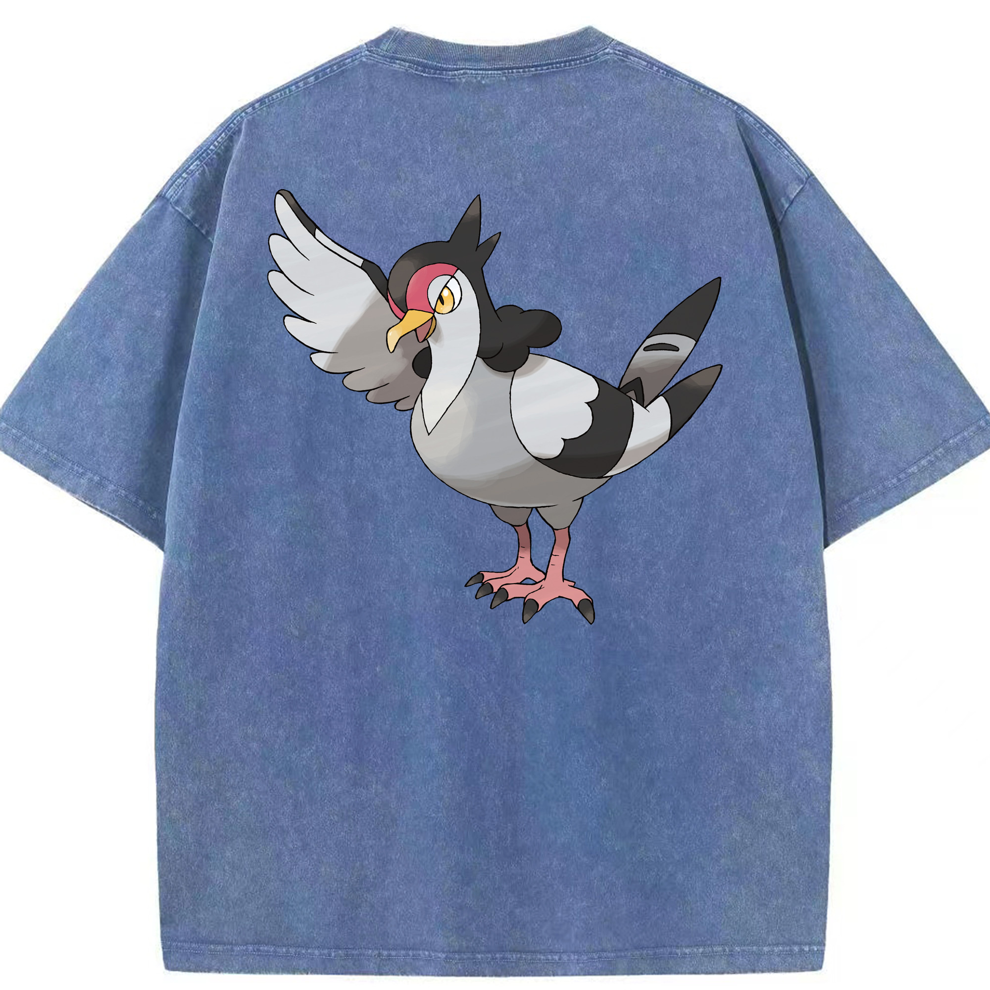（画像用） ポケットモンスター Pokémon 綿100% ヴィンテージ風 半袖Tシャツ（背面プリント）