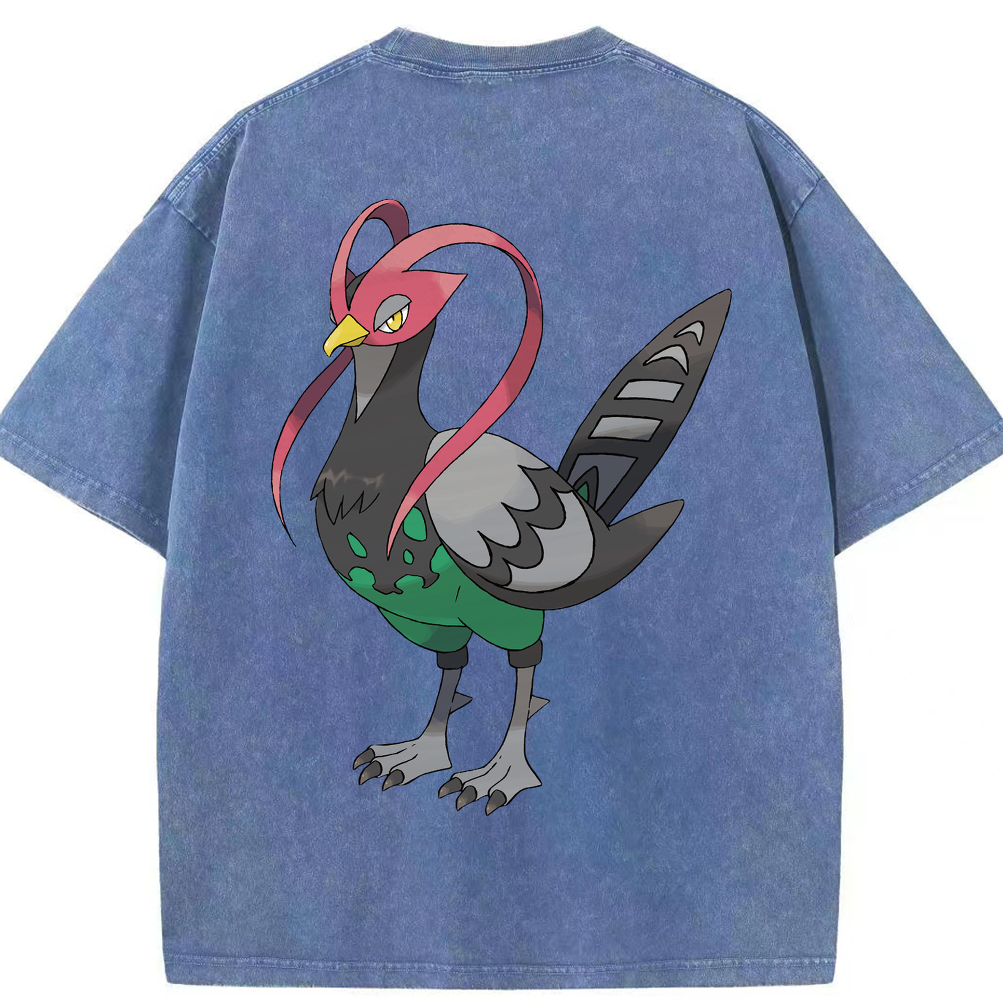 （画像用） ポケットモンスター Pokémon 綿100% ヴィンテージ風 半袖Tシャツ（背面プリント）